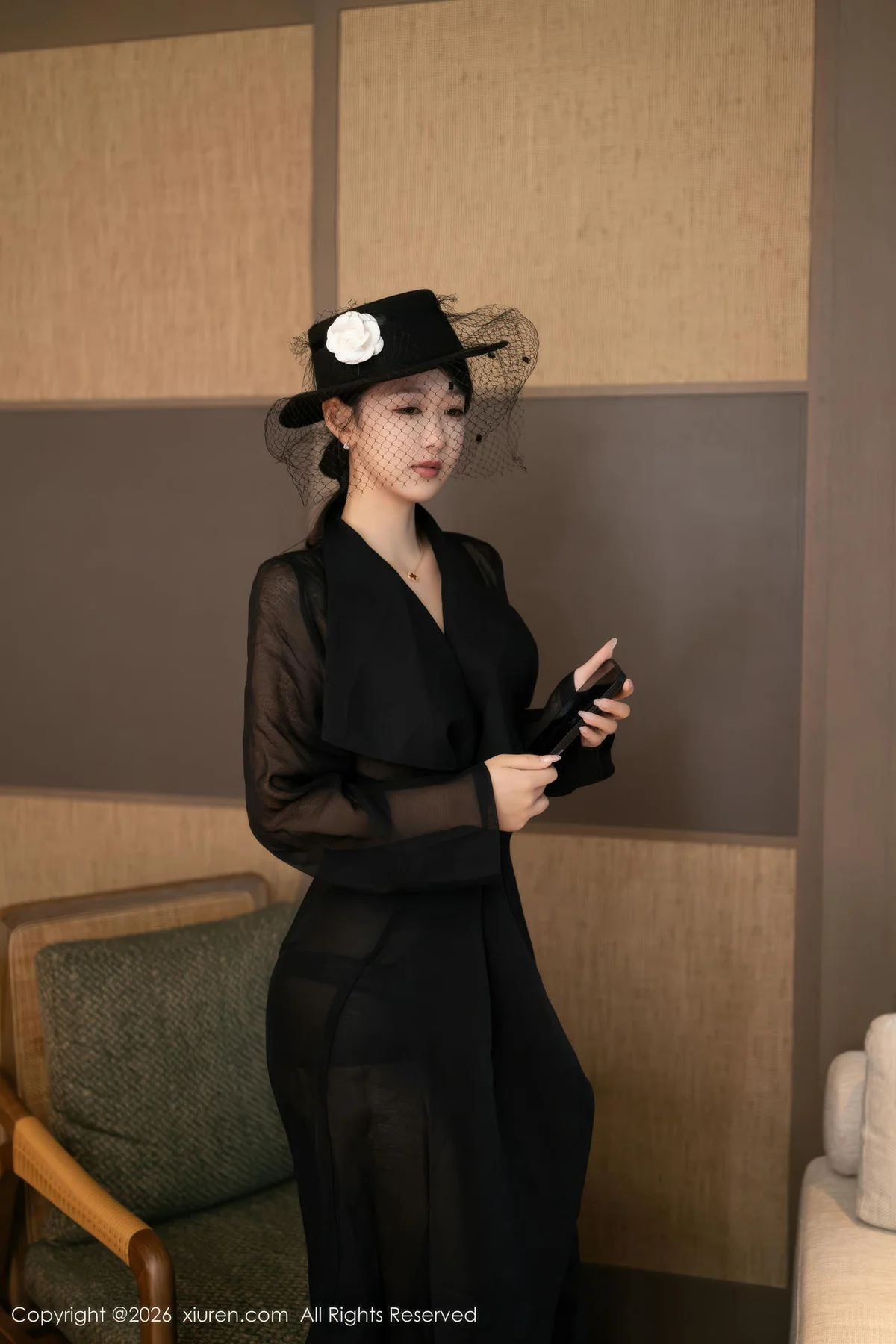 XiuRen 秀人 No.11309 唐安琪 黑丝翘臀ol丝袜 - 7