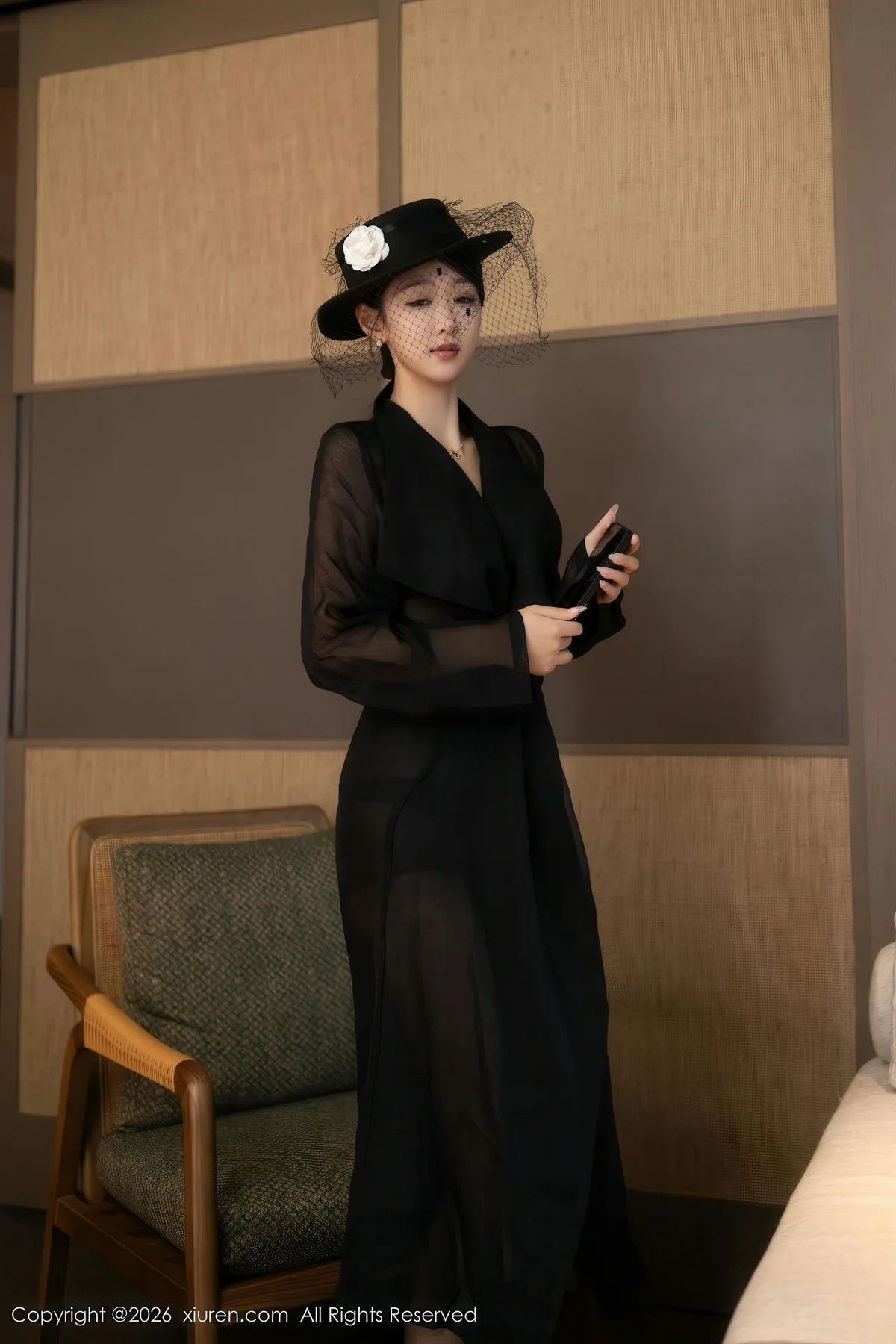 XiuRen 秀人 No.11309 唐安琪 黑丝翘臀ol丝袜 - 8