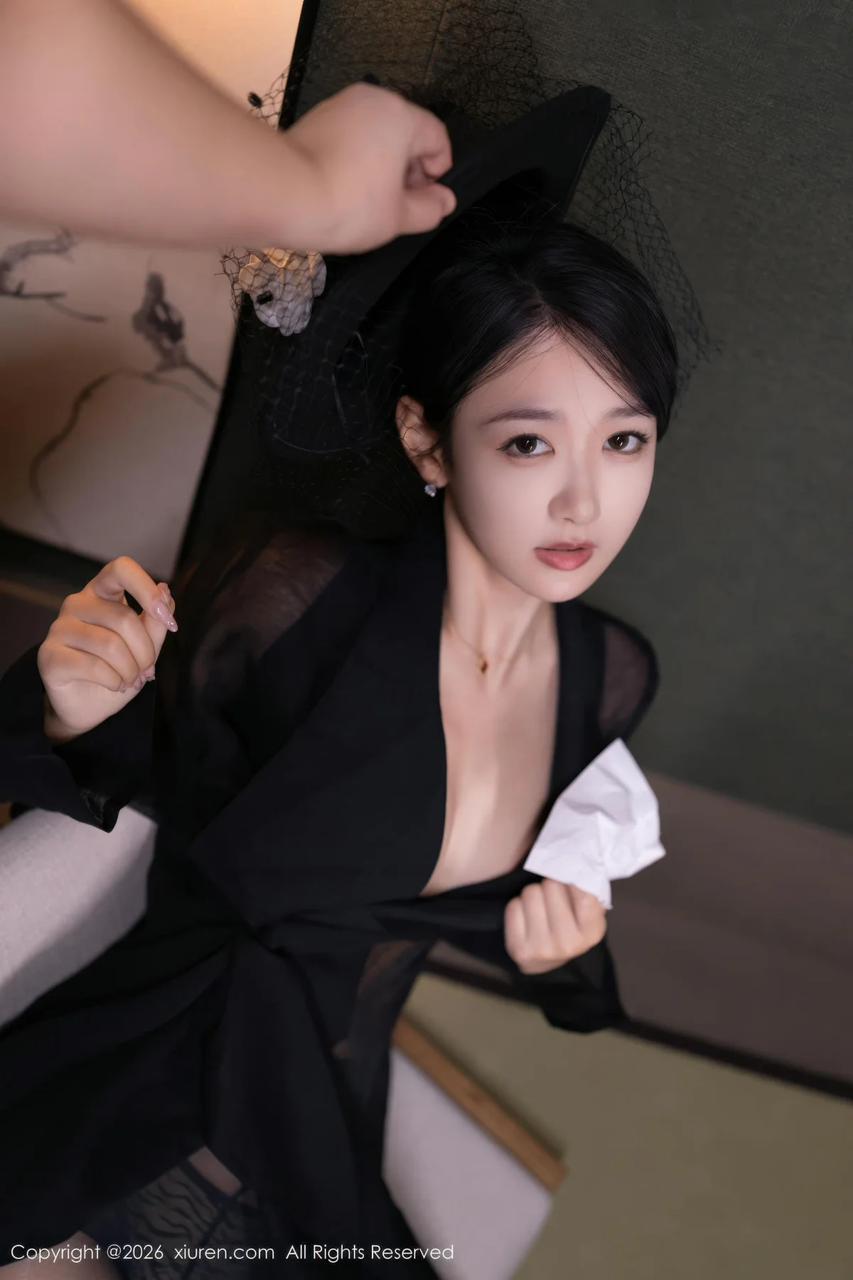 XiuRen 秀人 No.11309 唐安琪 黑丝翘臀ol丝袜 - 3