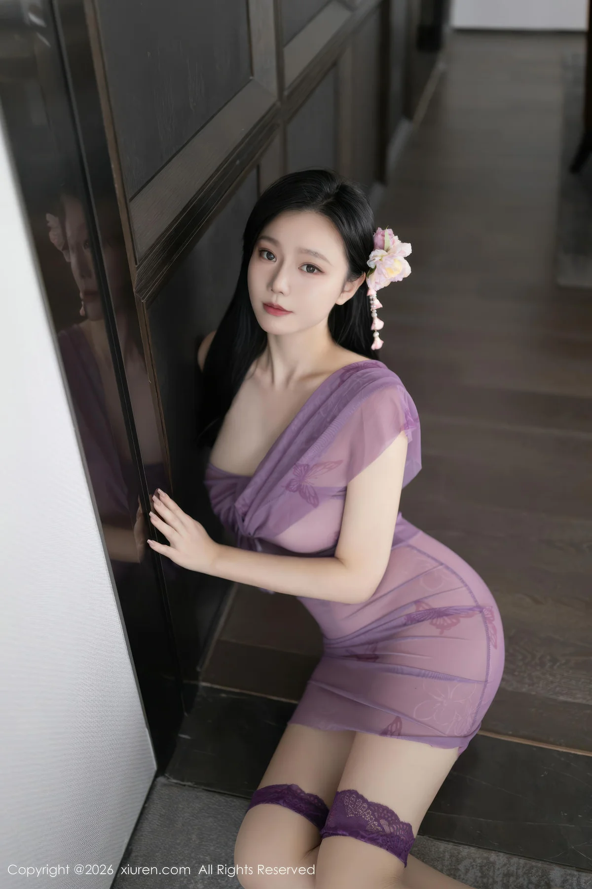 XiuRen 秀人 No.11312 安然anran 透视香肩玉体女神 - 5