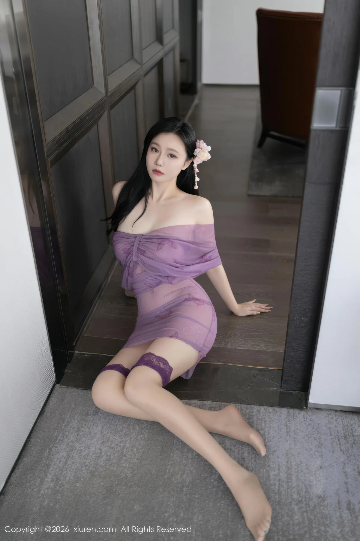 XiuRen 秀人 No.11312 安然anran 透视香肩玉体女神 - 6