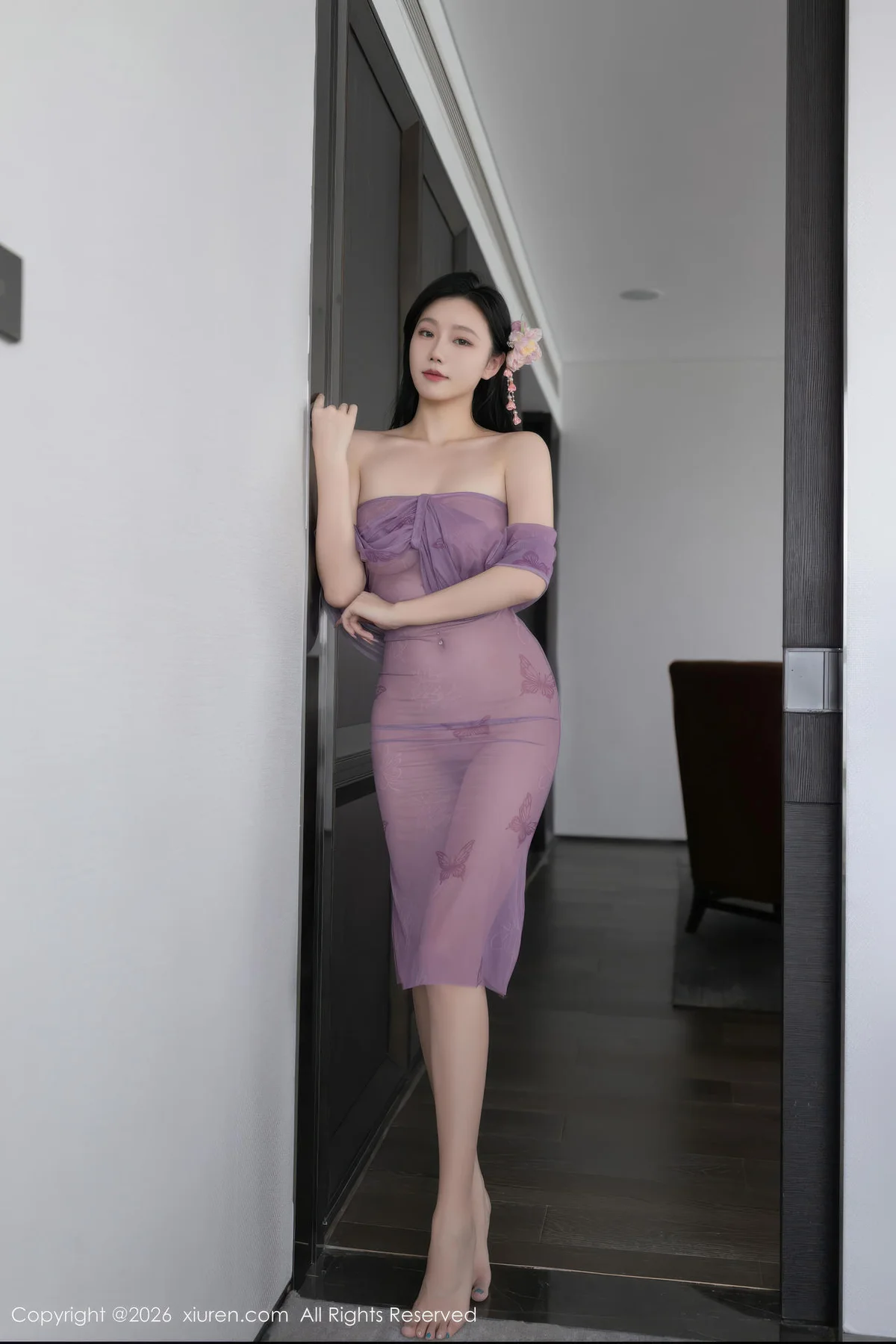 XiuRen 秀人 No.11312 安然anran 透视香肩玉体女神 - 1