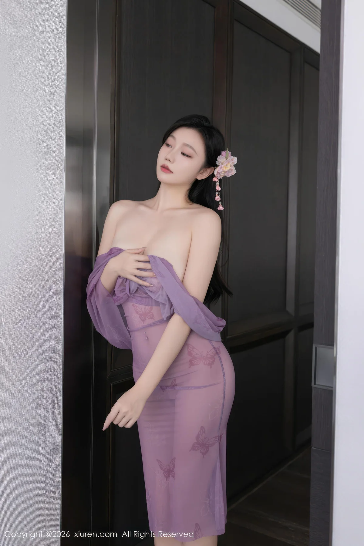 XiuRen 秀人 No.11312 安然anran 透视香肩玉体女神 - 3