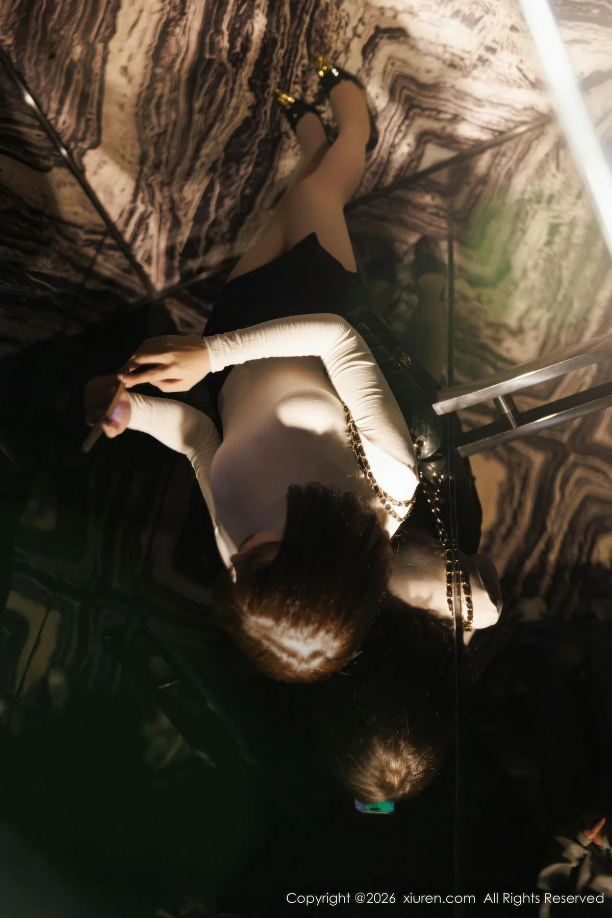 XiuRen 秀人 No.11314 莉芝荔枝 紧身肉丝短裙 - 3