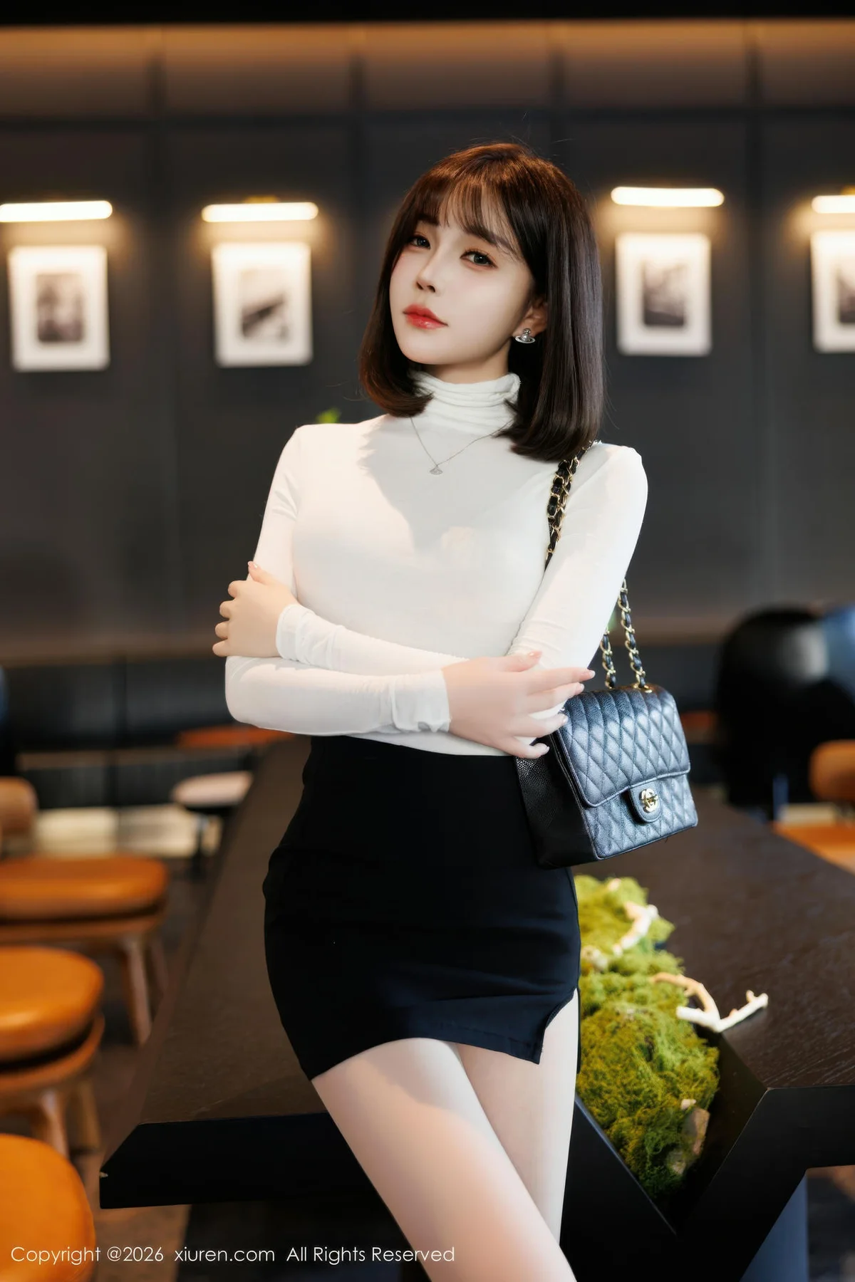 XiuRen 秀人 No.11314 莉芝荔枝 紧身肉丝短裙 - 9