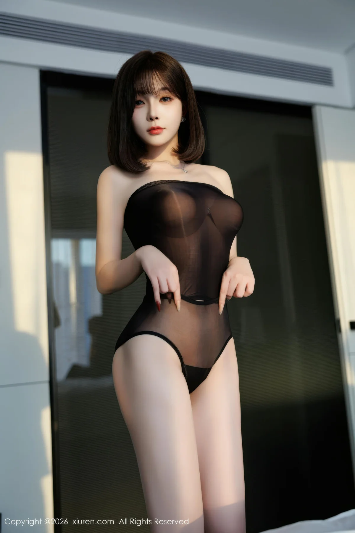 XiuRen 秀人 No.11314 莉芝荔枝 紧身肉丝短裙 - 9