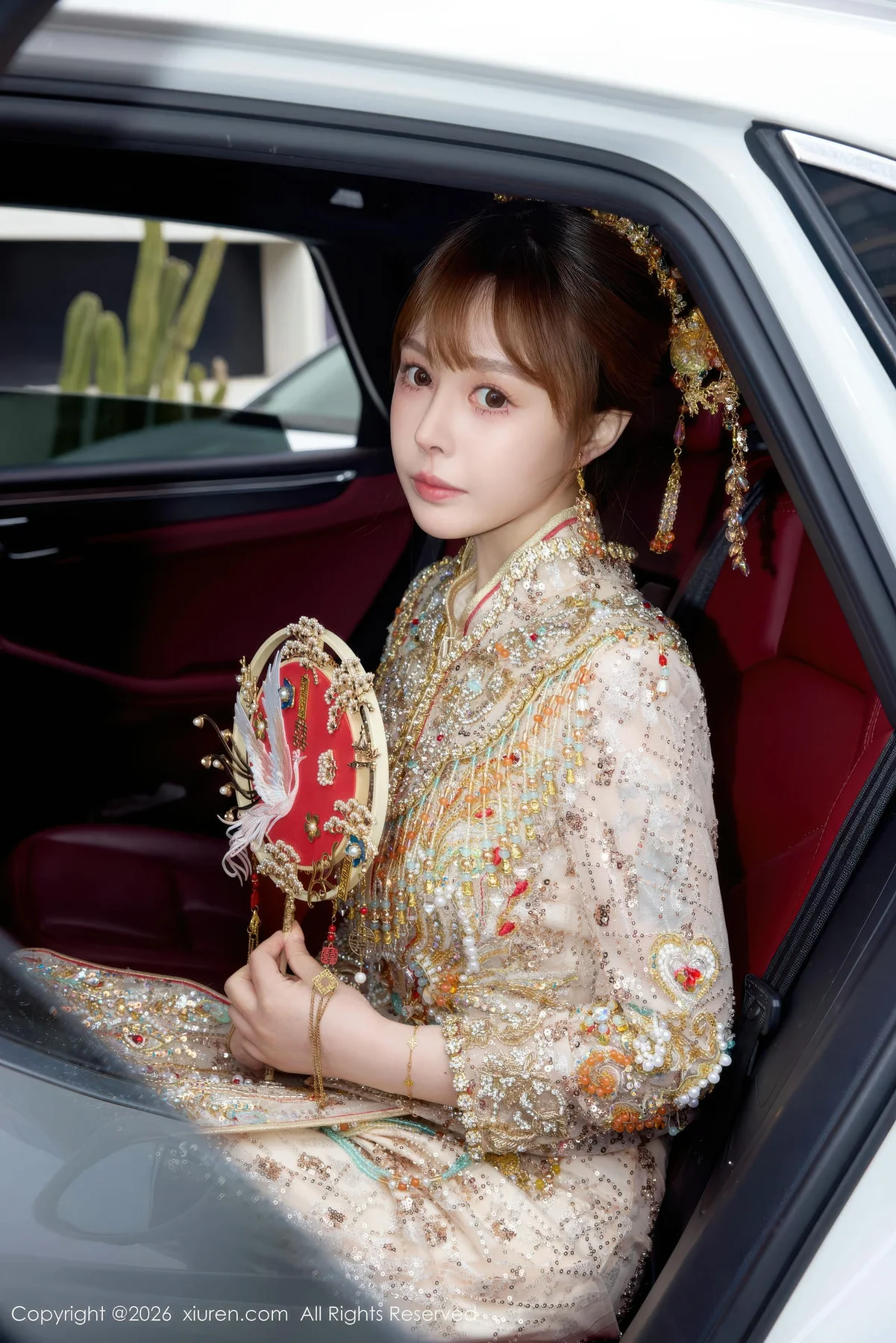 XiuRen 秀人 No.11317 Evelyn 新娘主题秀禾服制服 - 1