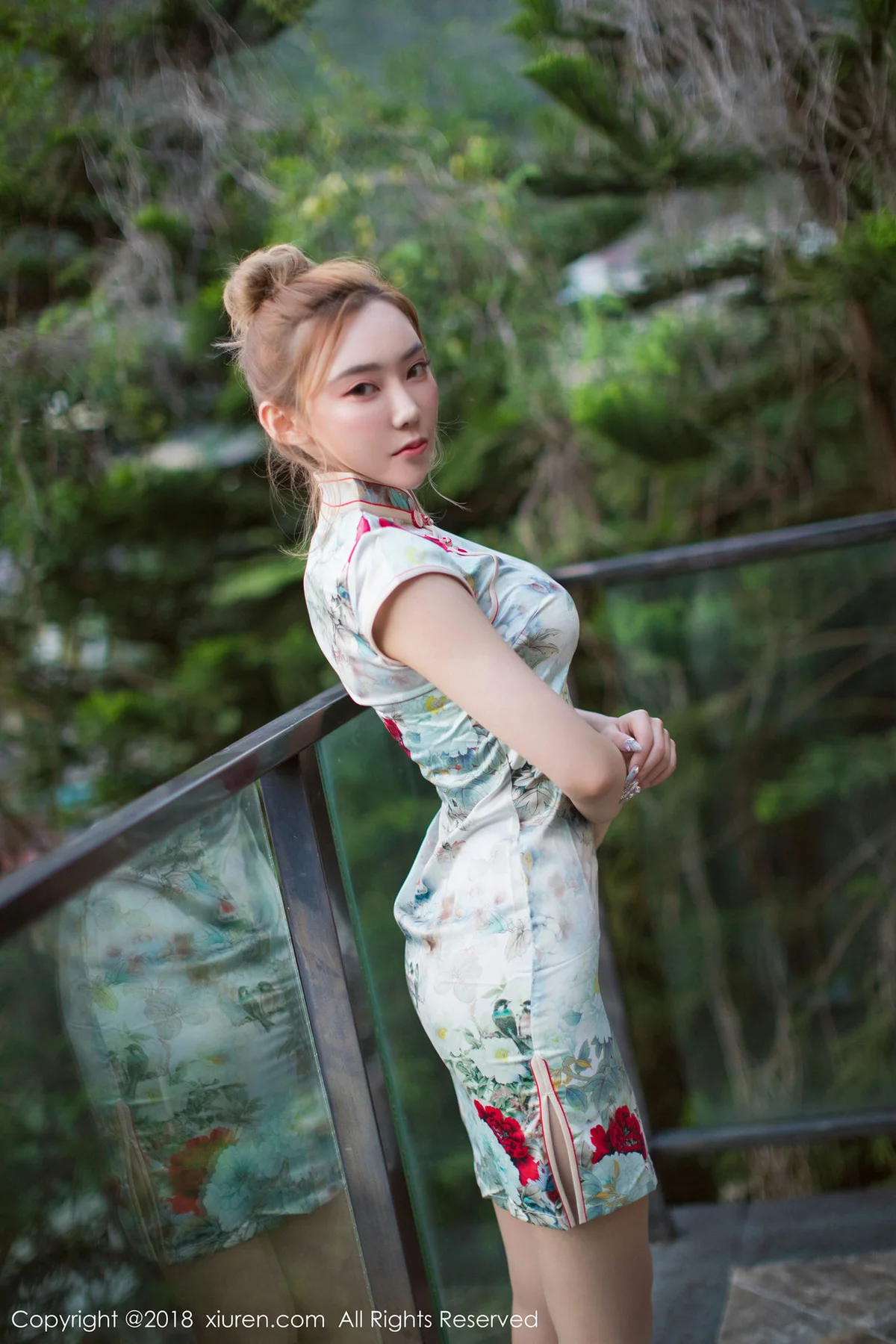 XiuRen 秀人 No.1237 萌汉药baby 肉丝旗袍 - 1