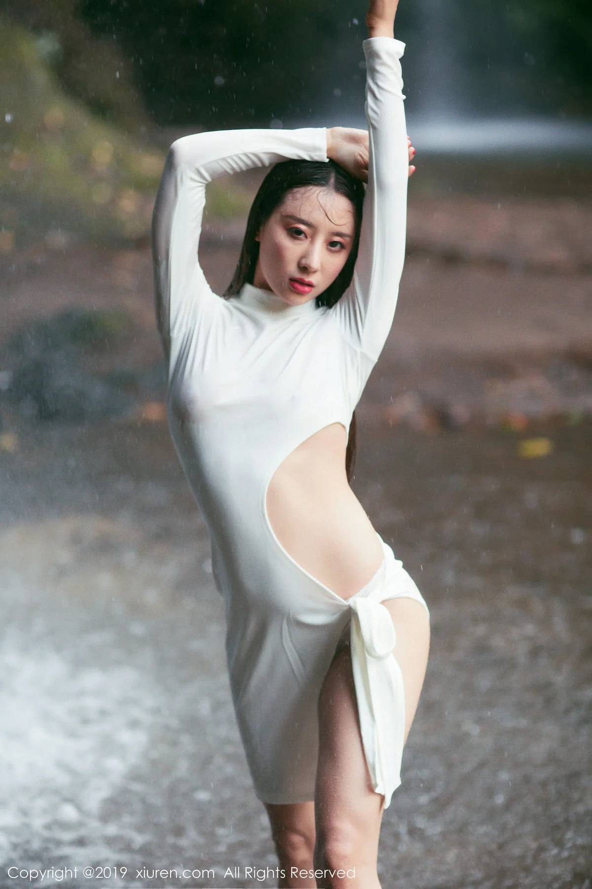 XiuRen 秀人 No.1652 筱慧 诱惑旗袍沙滩美臀诱惑 - 9