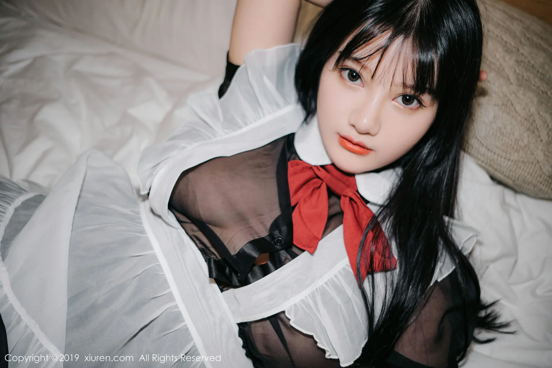 XiuRen 秀人 No.1824 超诱惑女仆制服 小尤奈巨乳妹子 - 7