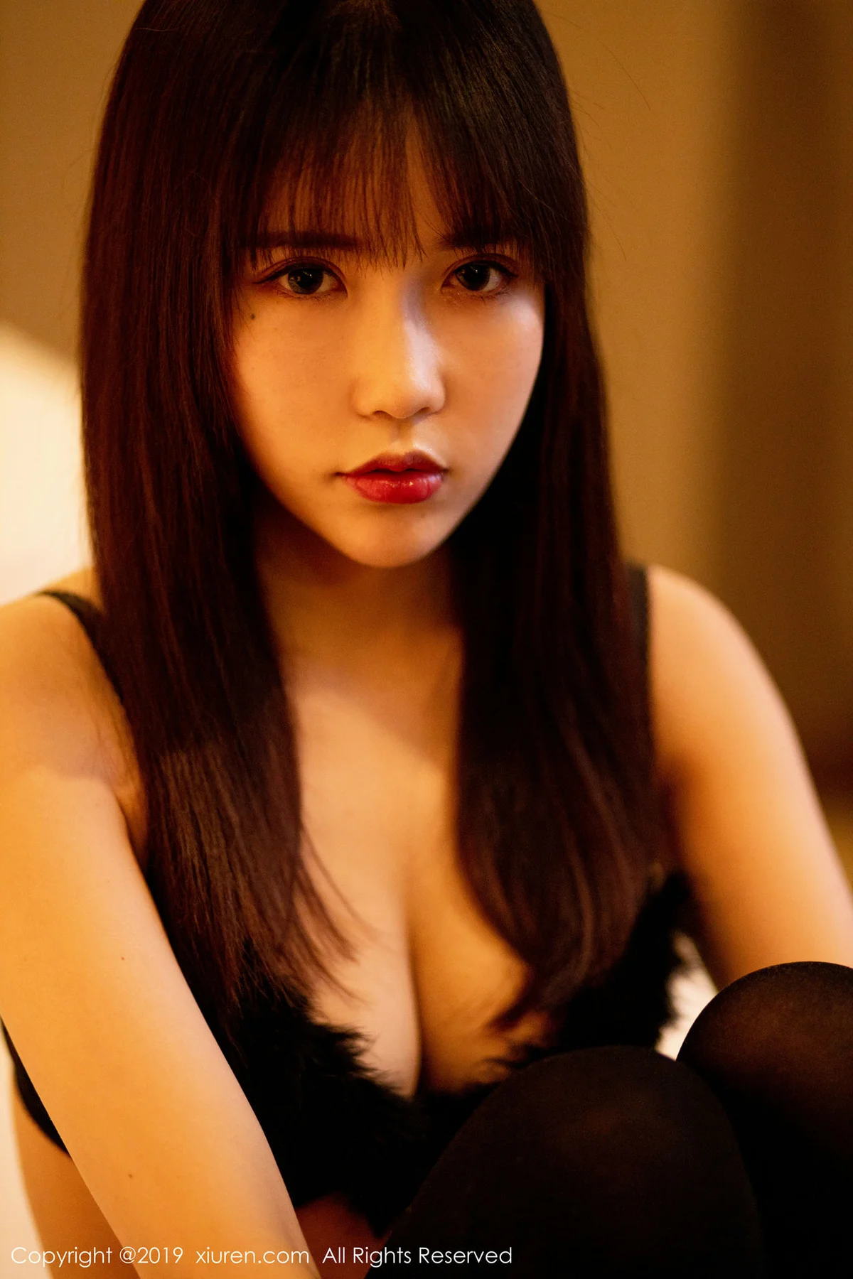 XiuRen 秀人 No.1856 诱人黑色内衣悠悠酱yoyoyo 最新性感写真 - 4