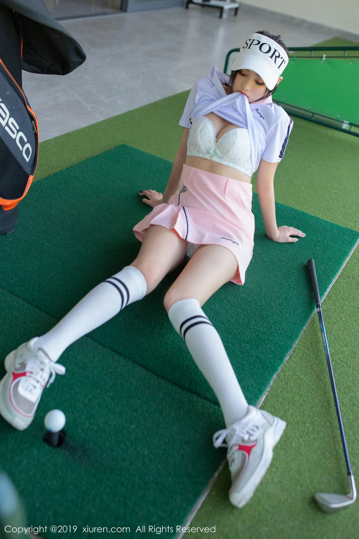 XiuRen 秀人 No.1874 杨晨晨sugar 高尔夫主题健身辣妹 - 5
