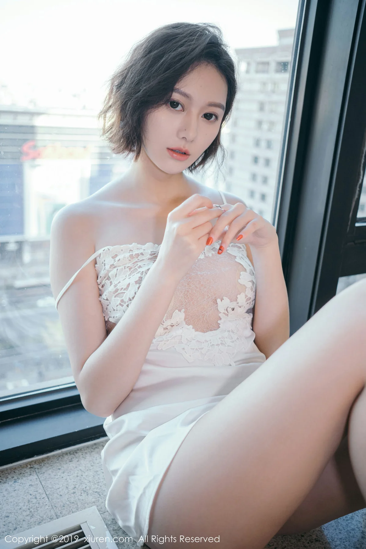 XiuRen 秀人 No.1891 气质美女镂空吊裙 艺轩 性感写真 - 9