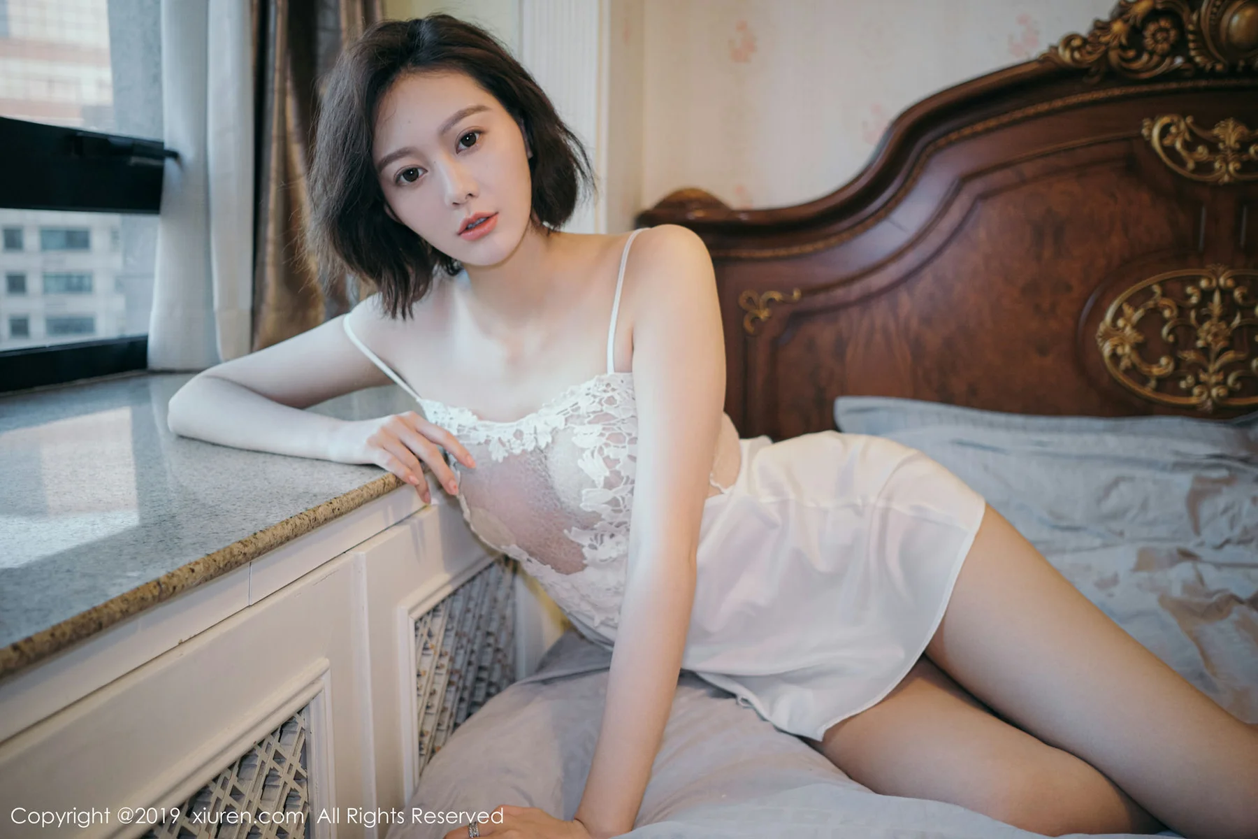 XiuRen 秀人 No.1891 气质美女镂空吊裙 艺轩 性感写真 - 5