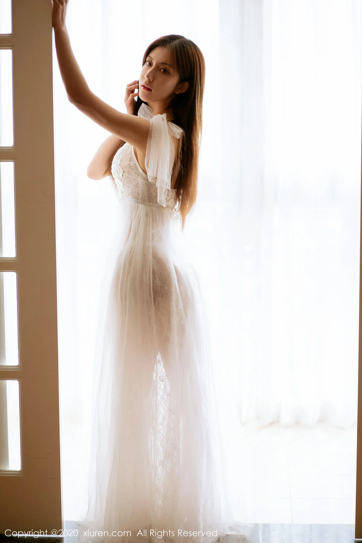 XiuRen 秀人 No.1914 半透白纱系列 林文文yooki 私房写真 - 2