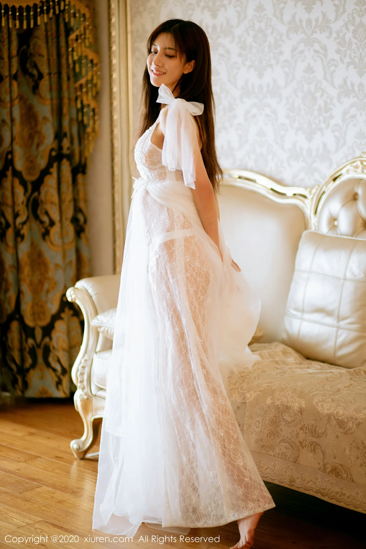 XiuRen 秀人 No.1914 半透白纱系列 林文文yooki 私房写真 - 4
