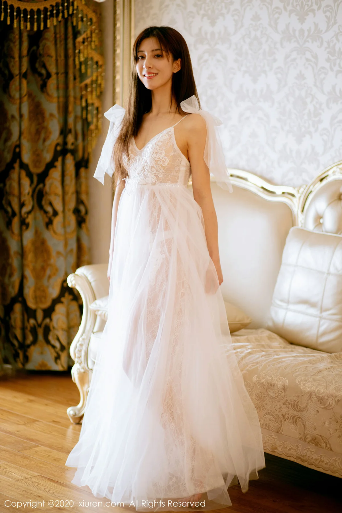 XiuRen 秀人 No.1914 半透白纱系列 林文文yooki 私房写真 - 6