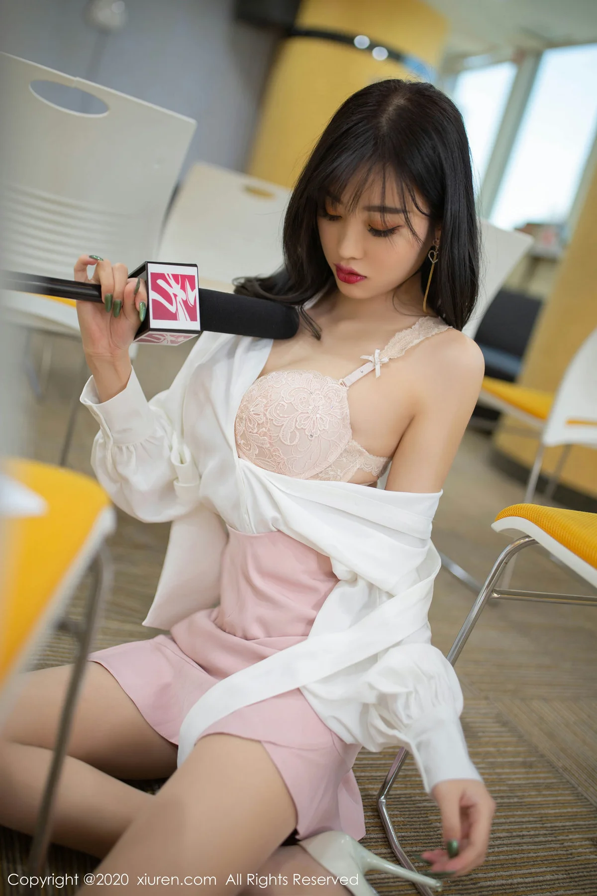 XiuRen 秀人 No.1955 美女记者视觉呈现 杨晨晨sugar 女记者主题... - 6