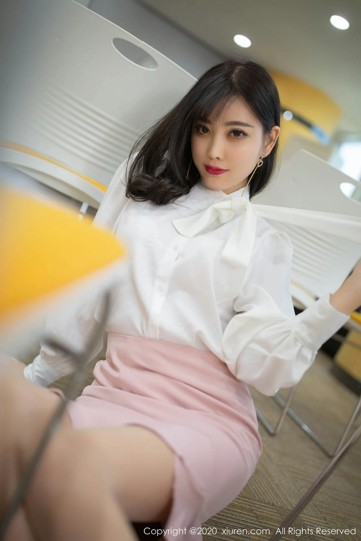 XiuRen 秀人 No.1955 美女记者视觉呈现 杨晨晨sugar 女记者主题... - 5