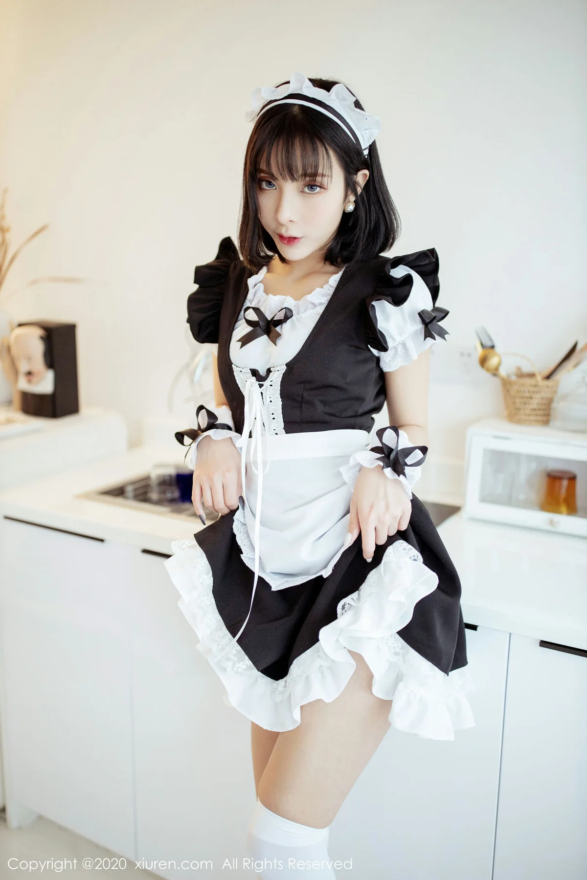 XiuRen 秀人 No.2008 情趣女仆制服写真 陈小喵 - 1