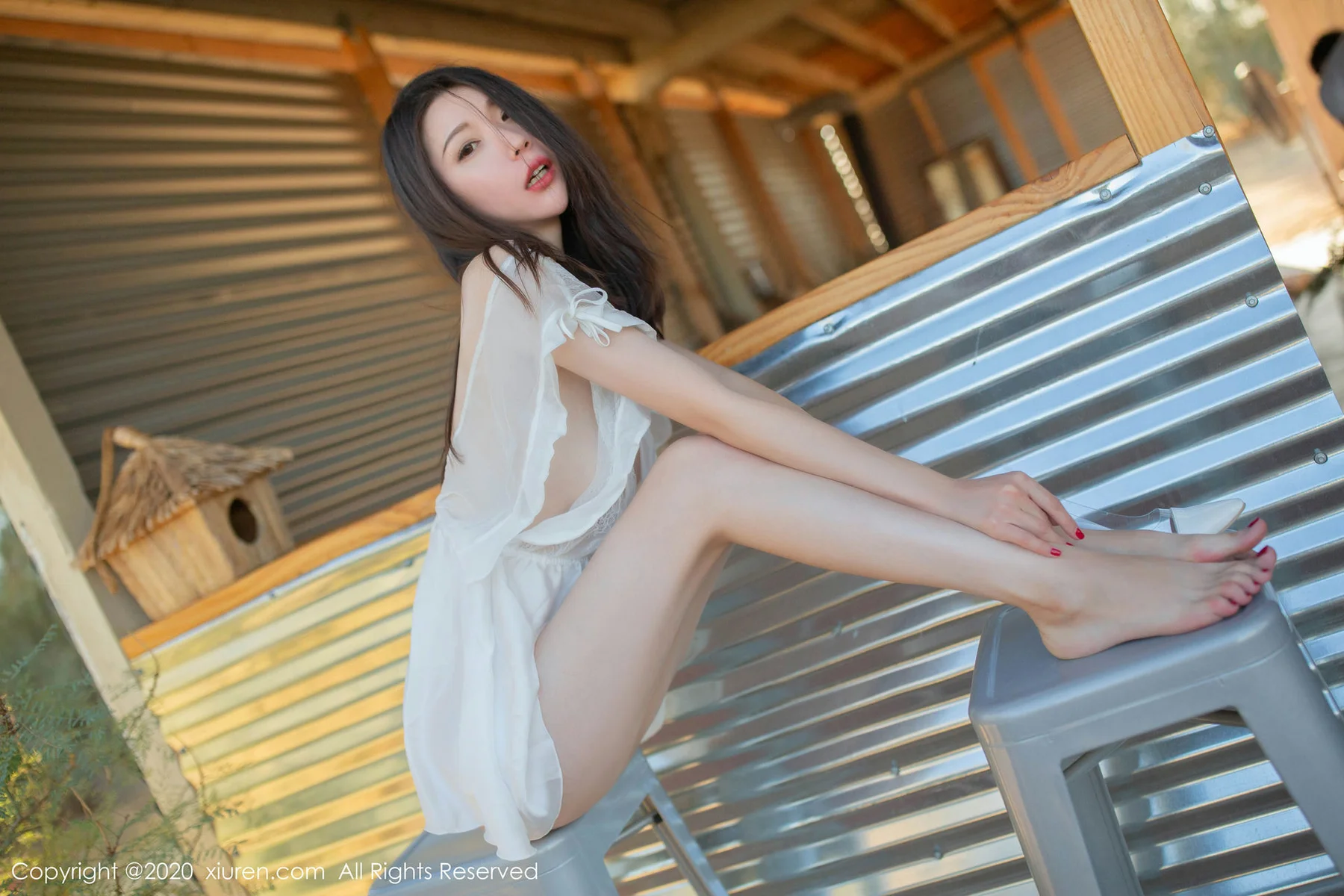 XiuRen 秀人 No.2028 美式酒吧场景 梦心月 美国旅拍写真 - 2