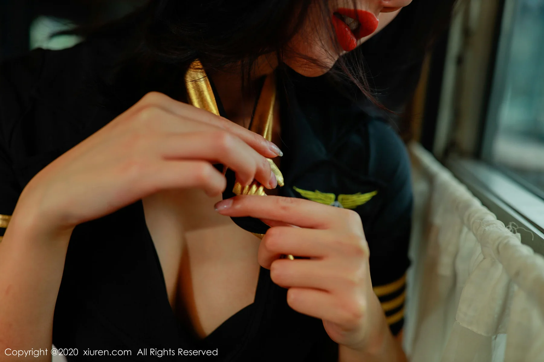 XiuRen 秀人 No.2036 列车服务员主题写真103P 就是阿朱啊 - 2