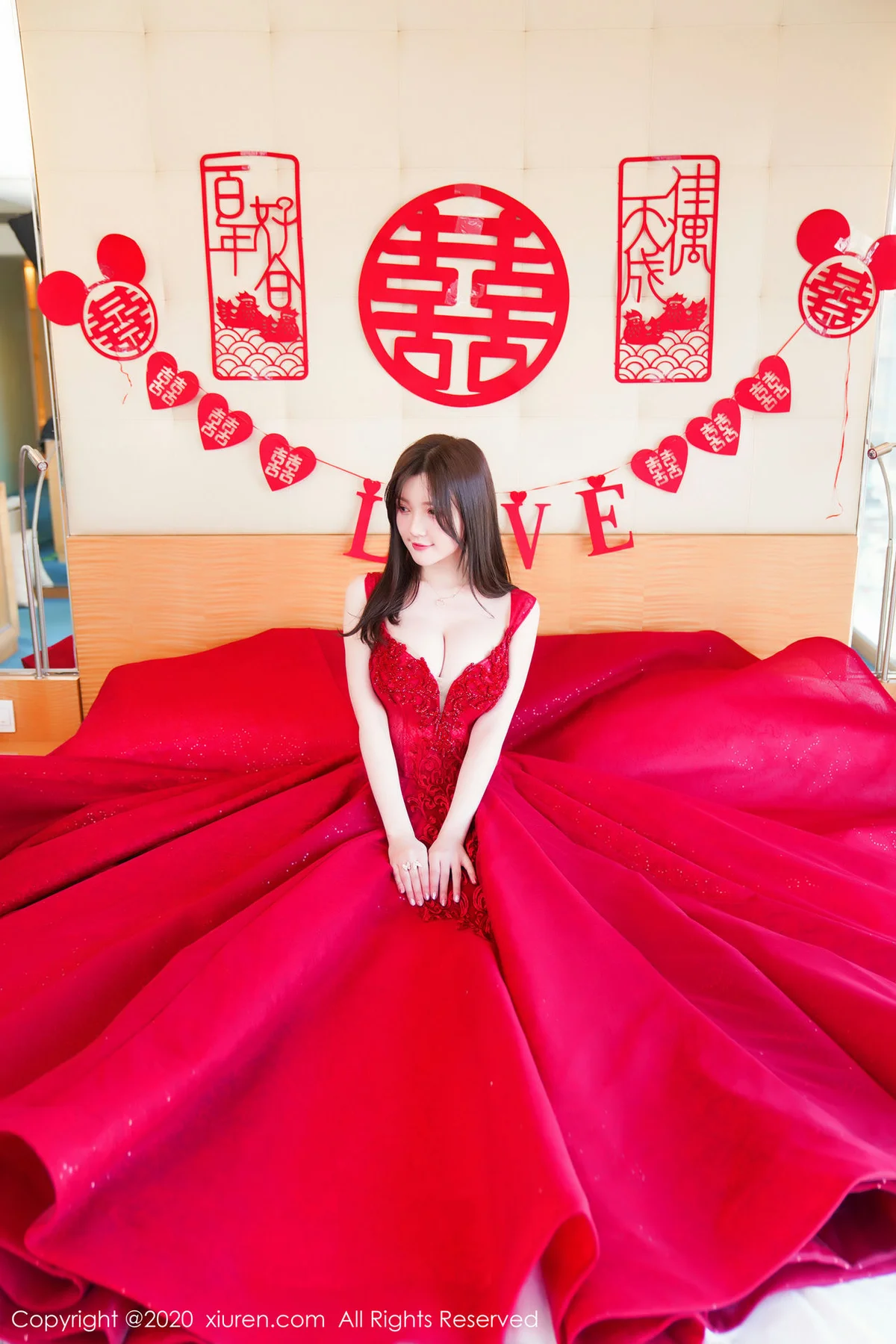 XiuRen 秀人 No.2058 巨乳新娘主题117P写真 糯美子Mini - 10