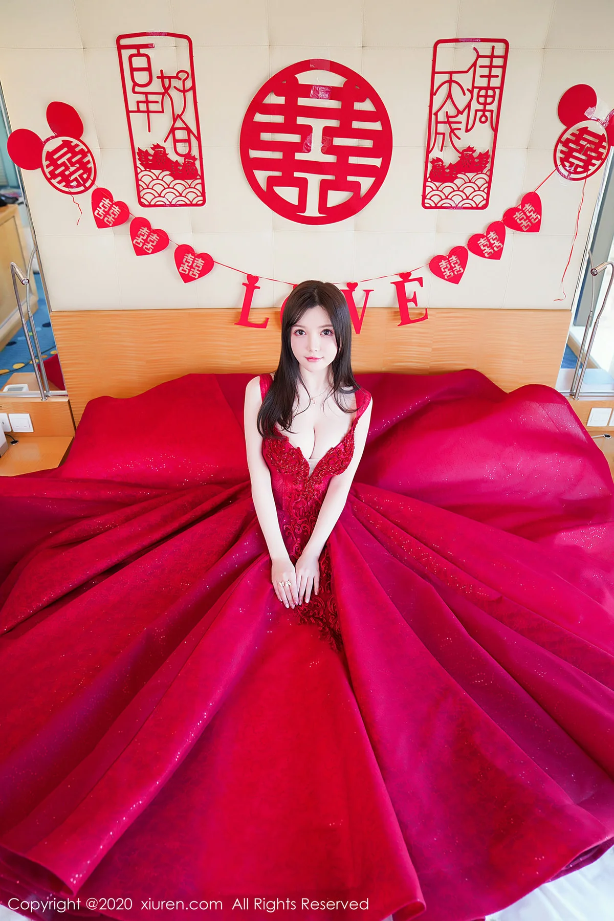 XiuRen 秀人 No.2058 巨乳新娘主题117P写真 糯美子Mini - 1