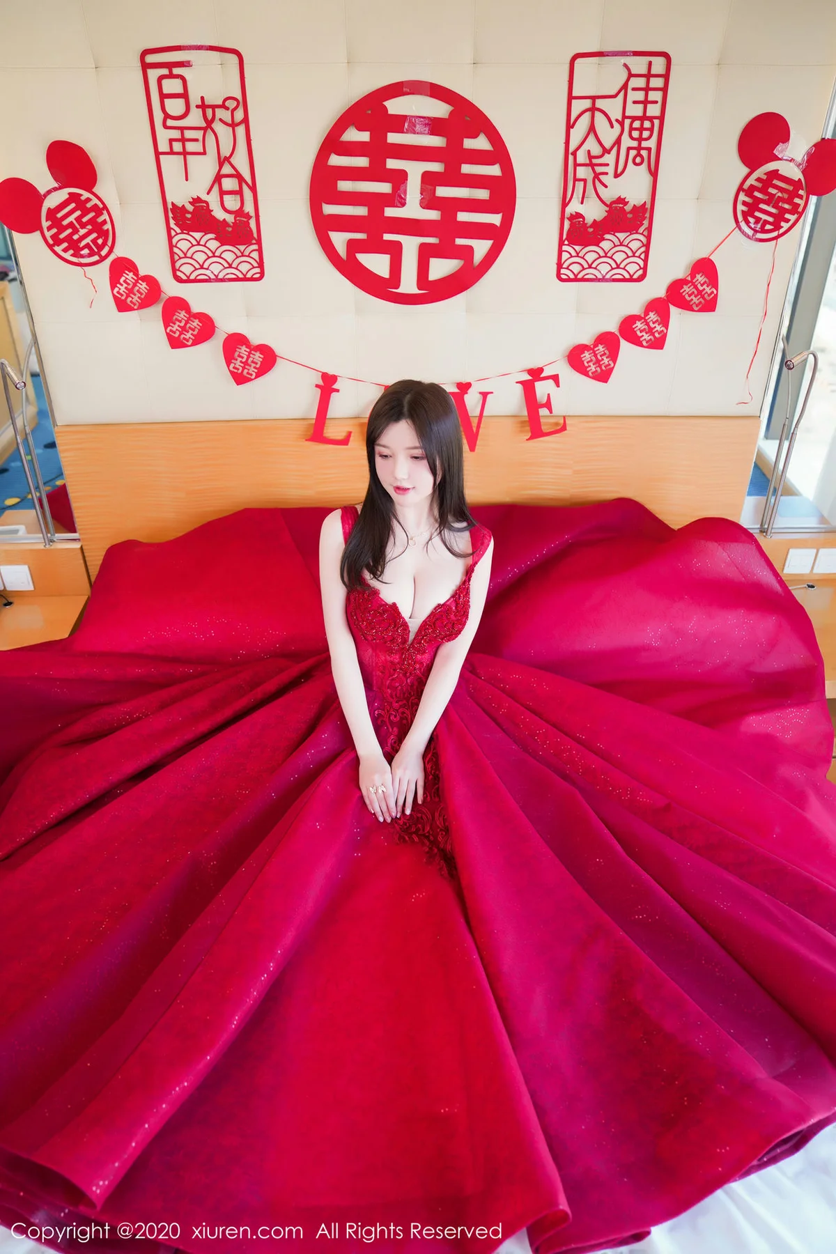 XiuRen 秀人 No.2058 巨乳新娘主题117P写真 糯美子Mini - 2