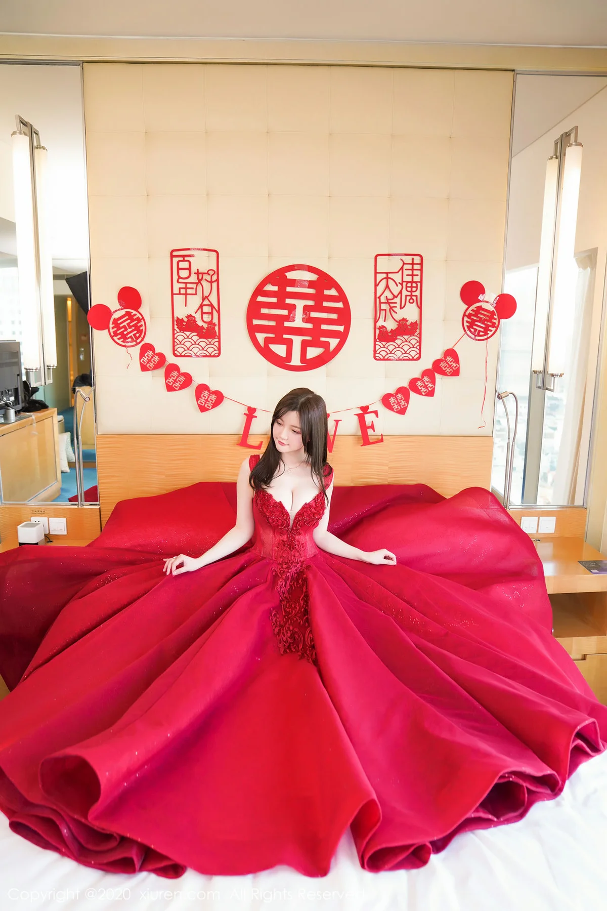 XiuRen 秀人 No.2058 巨乳新娘主题117P写真 糯美子Mini - 3