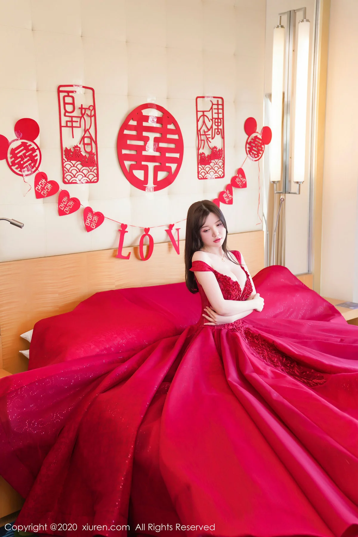 XiuRen 秀人 No.2058 巨乳新娘主题117P写真 糯美子Mini - 6