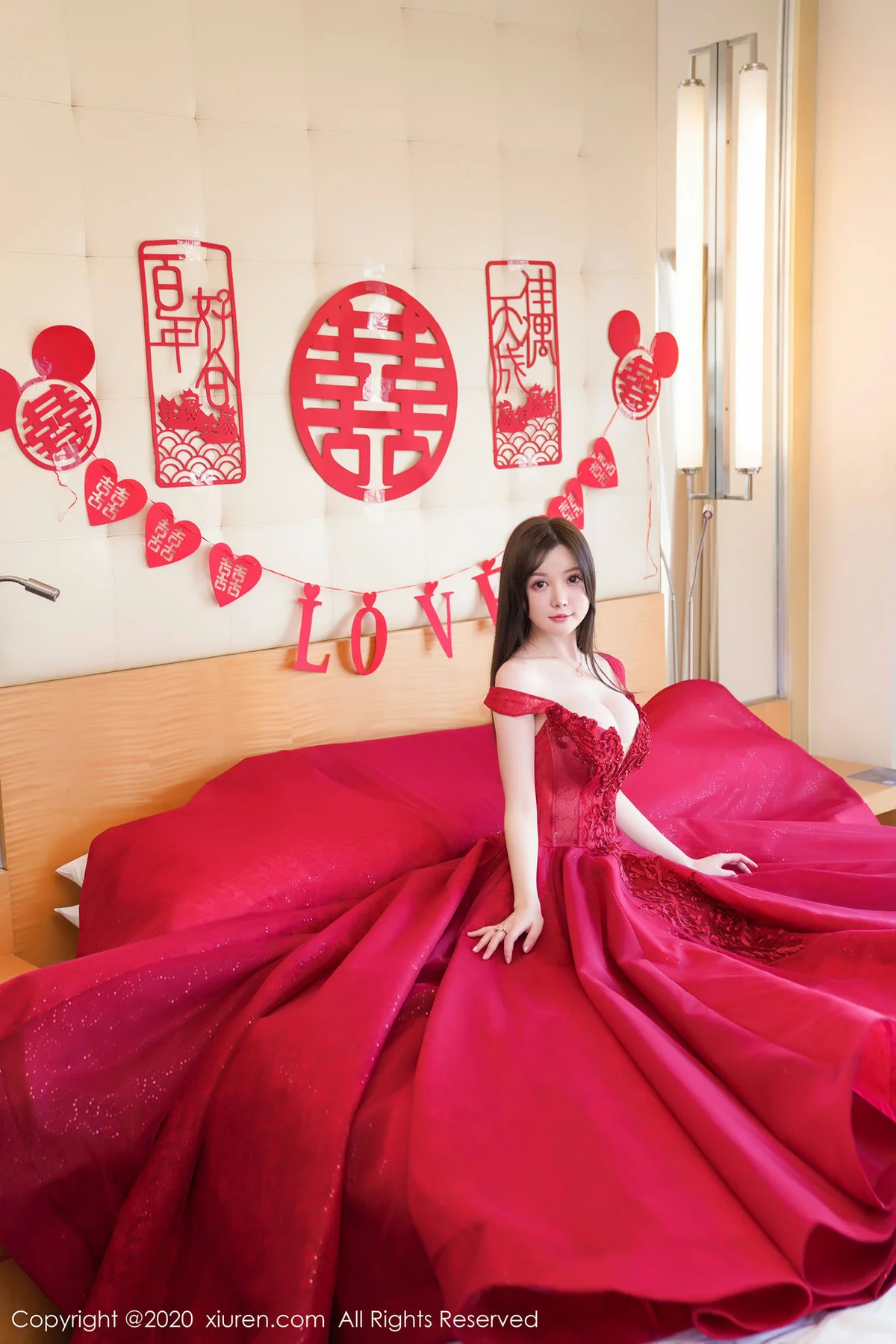 XiuRen 秀人 No.2058 巨乳新娘主题117P写真 糯美子Mini - 7