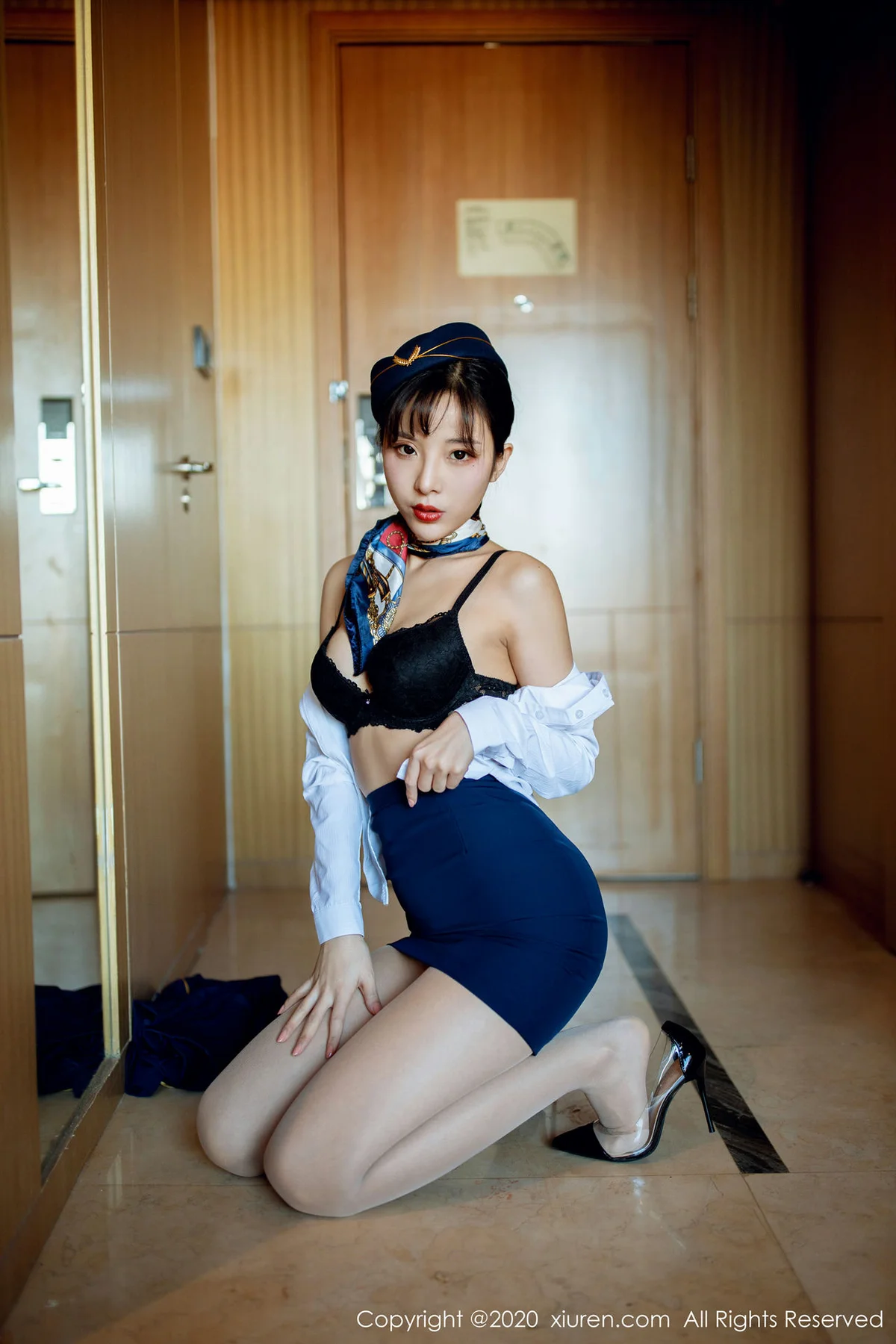 XiuRen 秀人 No.2119 空姐制服 陈小喵 角色精彩演绎 - 9