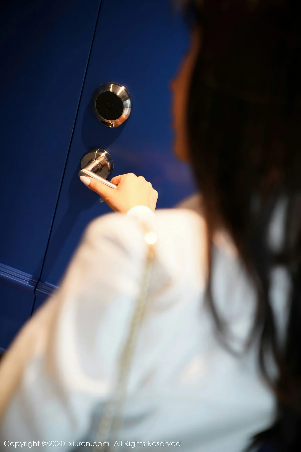 XiuRen 秀人 No.2346 奥莉 白丝袜黑短裙秘书 - 4