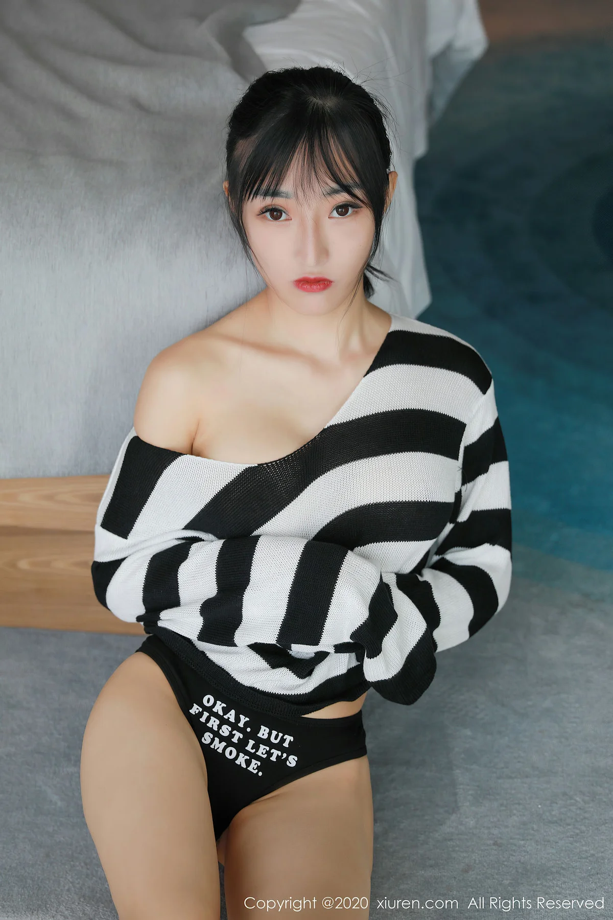 XiuRen 秀人 No.2364 新人热裤T恤 姬玉露cc - 2