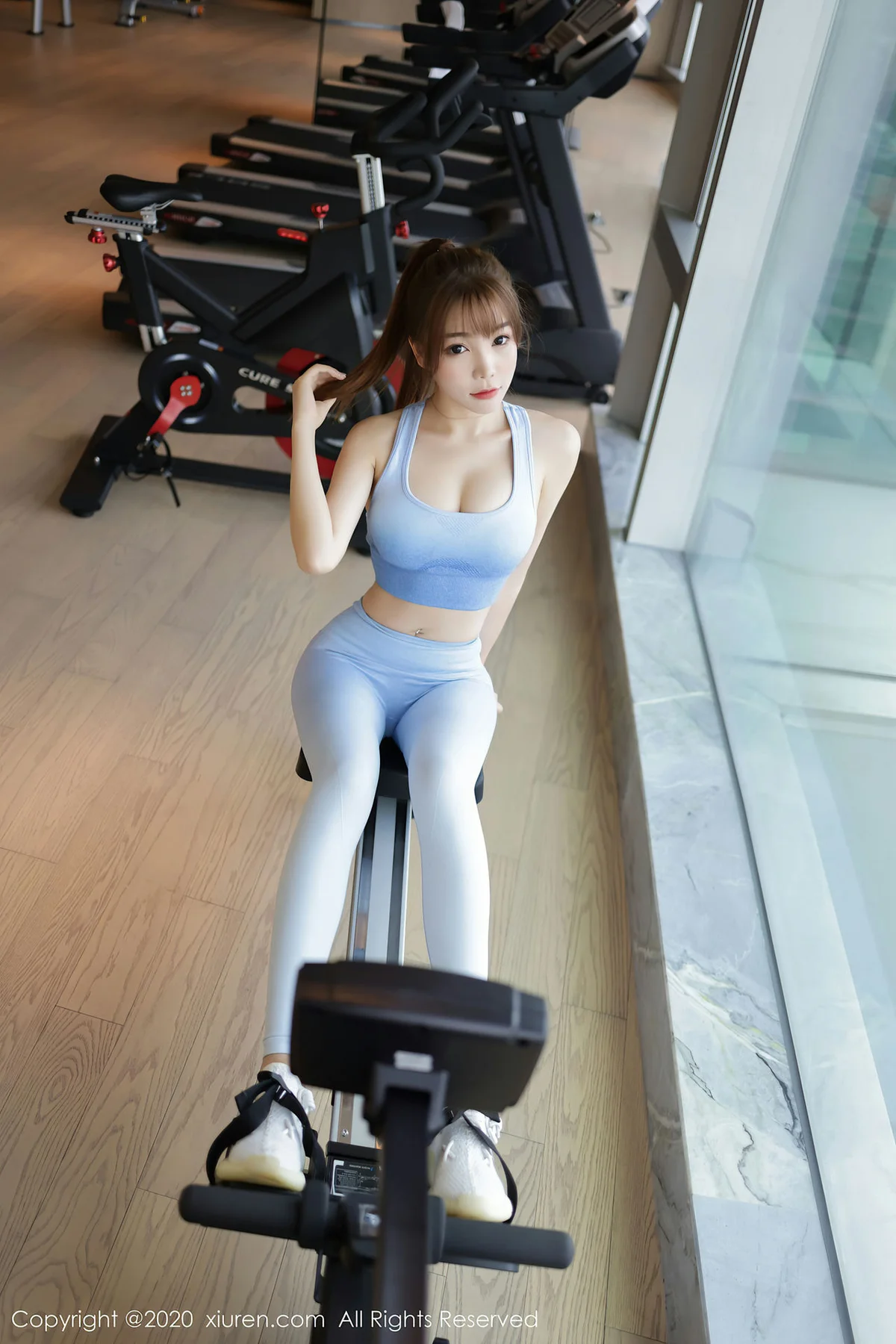 XiuRen 秀人 No.2391 健身房主题 芝芝booty 健身美女 - 5