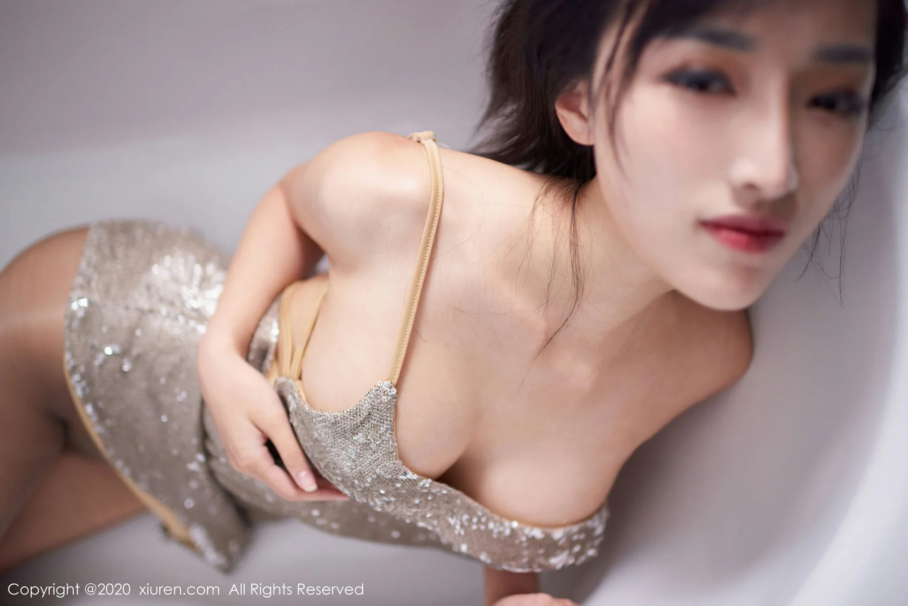 XiuRen 秀人 No.2550  湿身灰丝 还是陈梵妮 - 8