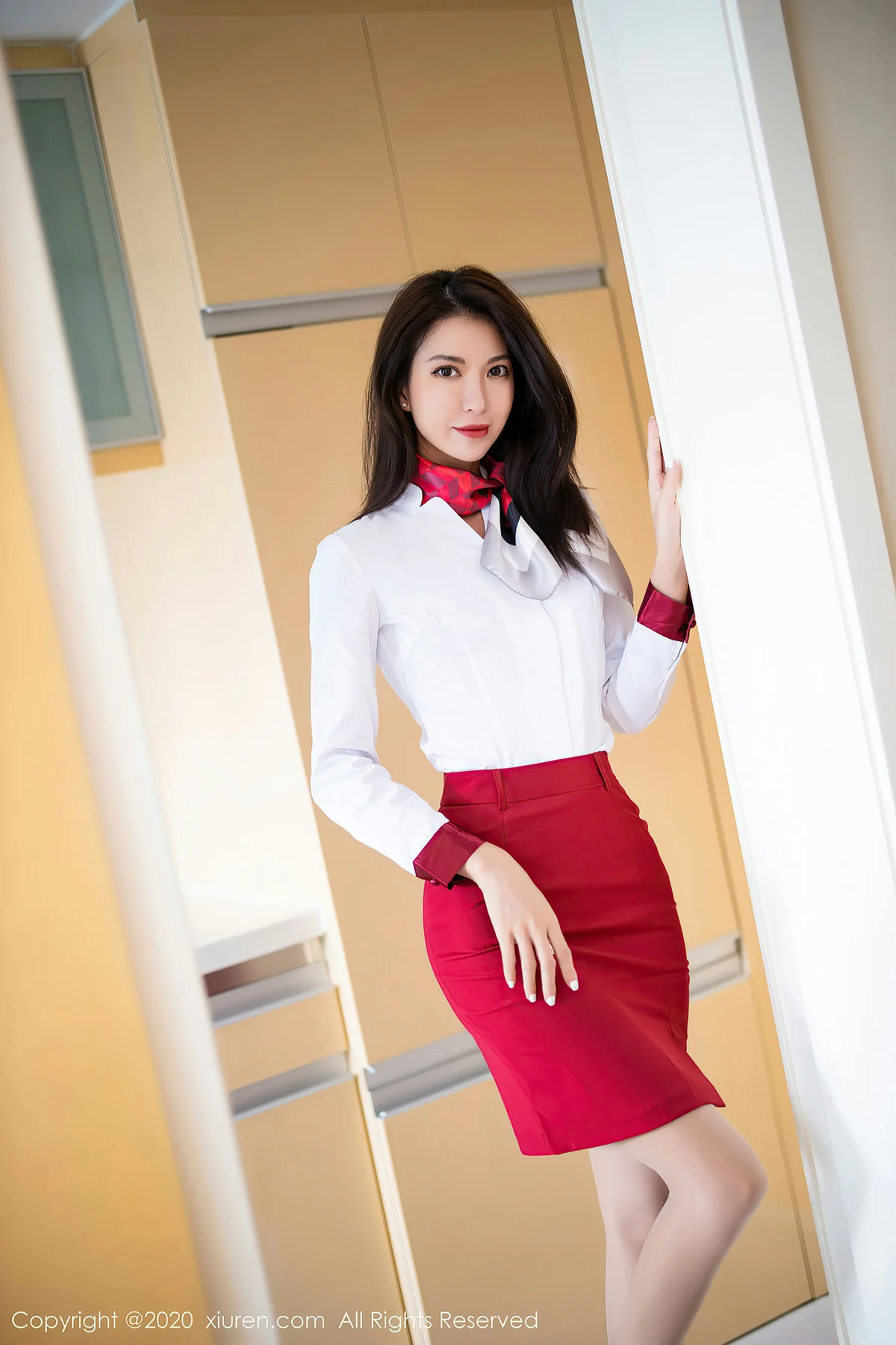 XiuRen 秀人 No.2640  carry 空乘制服 - 6