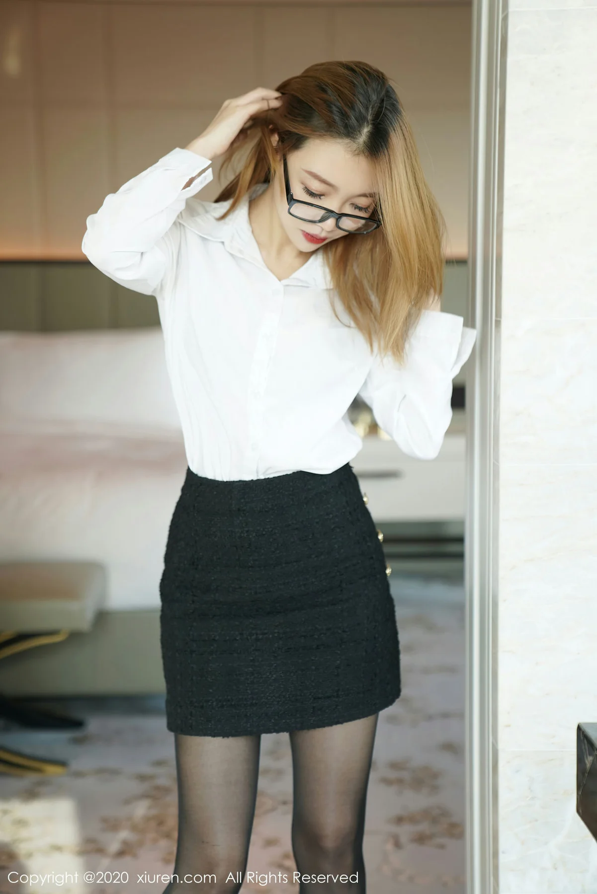 XiuRen 秀人 No.2695 冯木木 职场ol制服 - 9