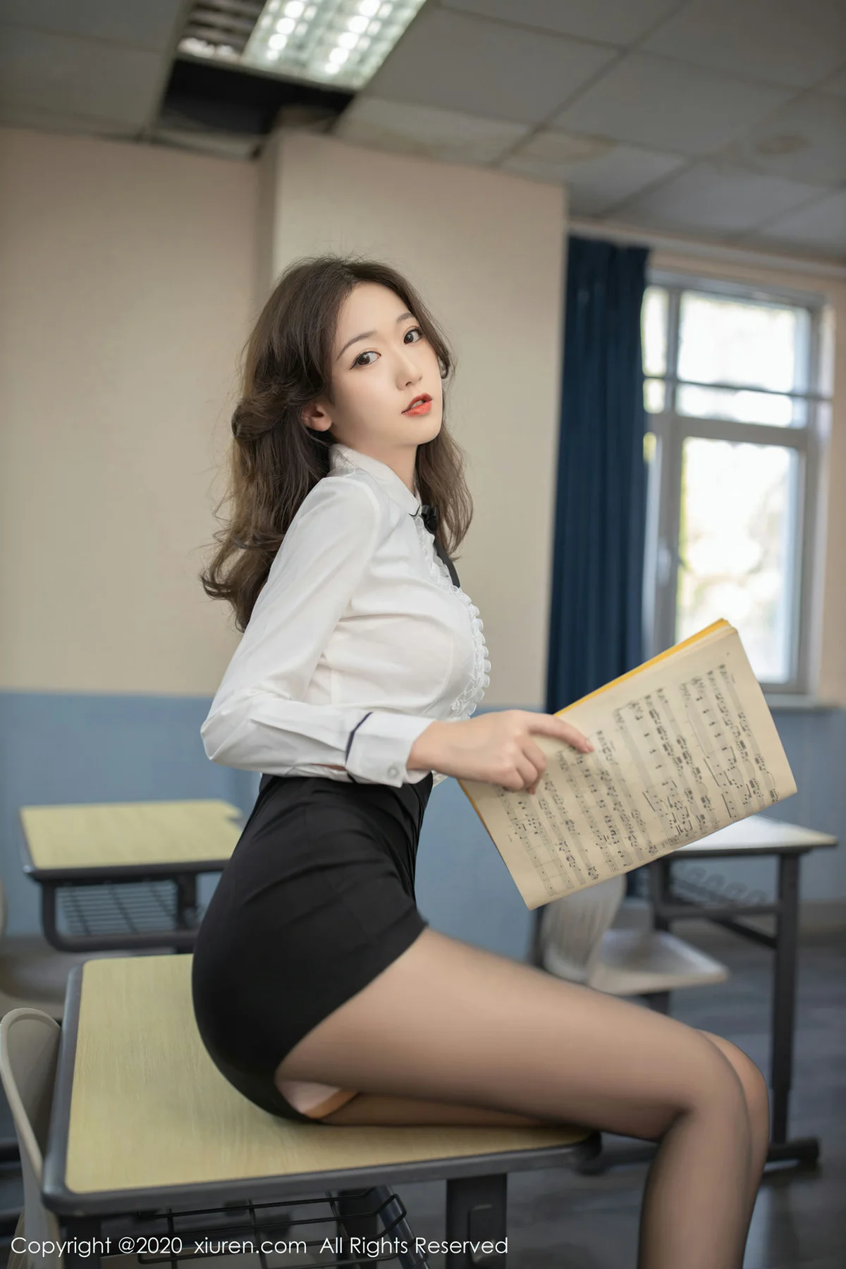 XiuRen 秀人 No.2739 唱诗班老师系列  唐安琪 新人模特 - 3