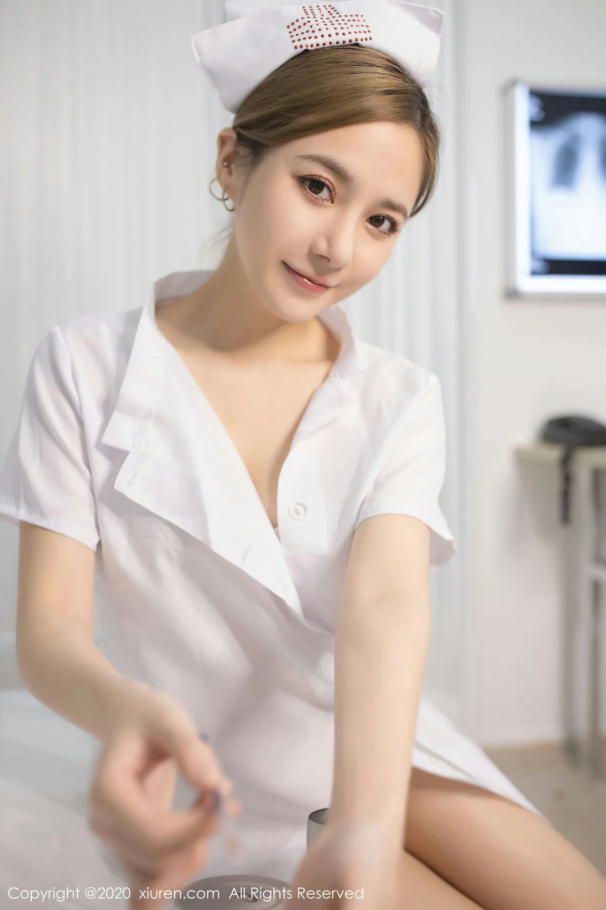 XiuRen 秀人 No.2743  科室场景护士制服 鱼子酱fish - 7