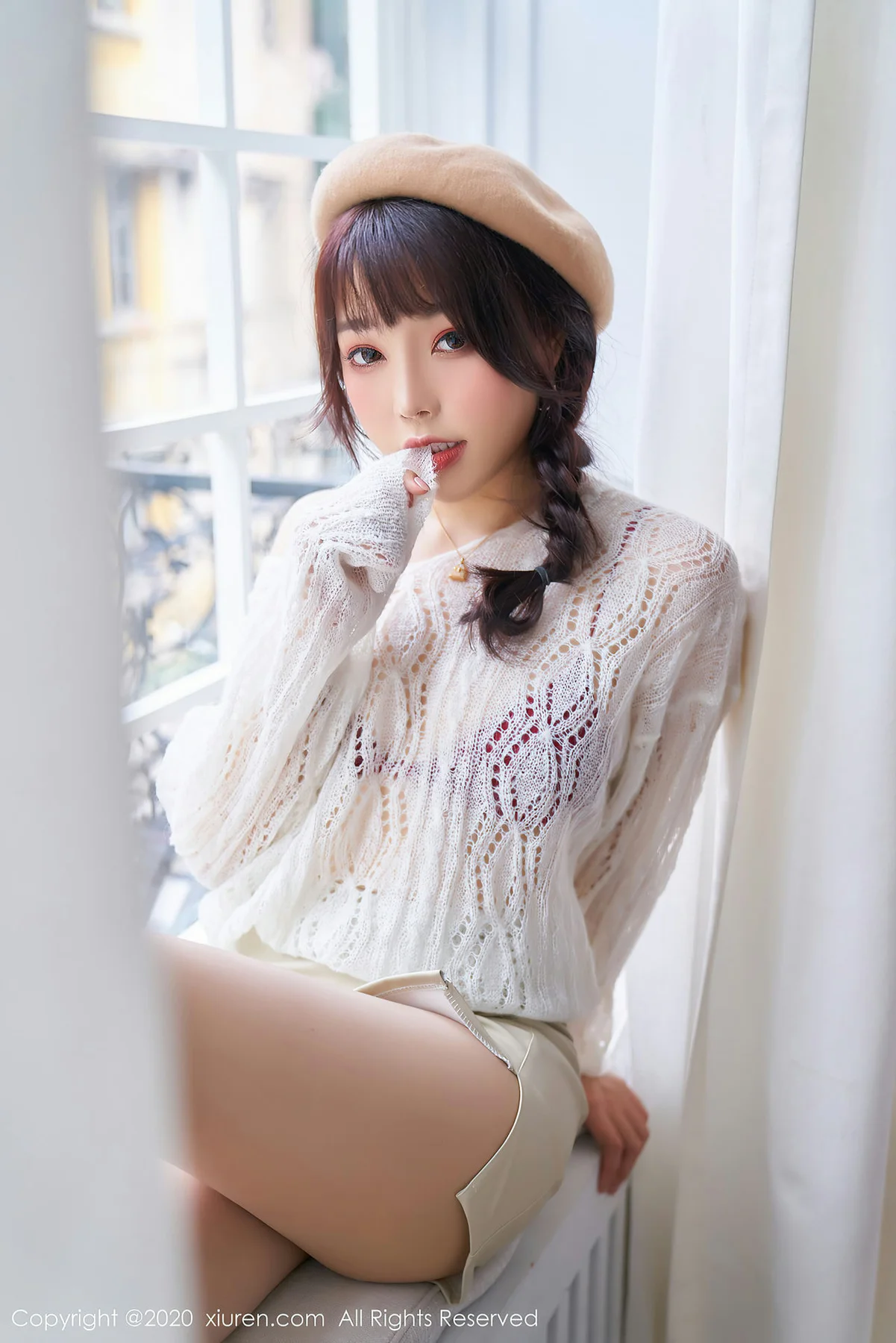 XiuRen 秀人 No.2859  眼镜ol与草帽俏皮可爱 芝芝 - 9