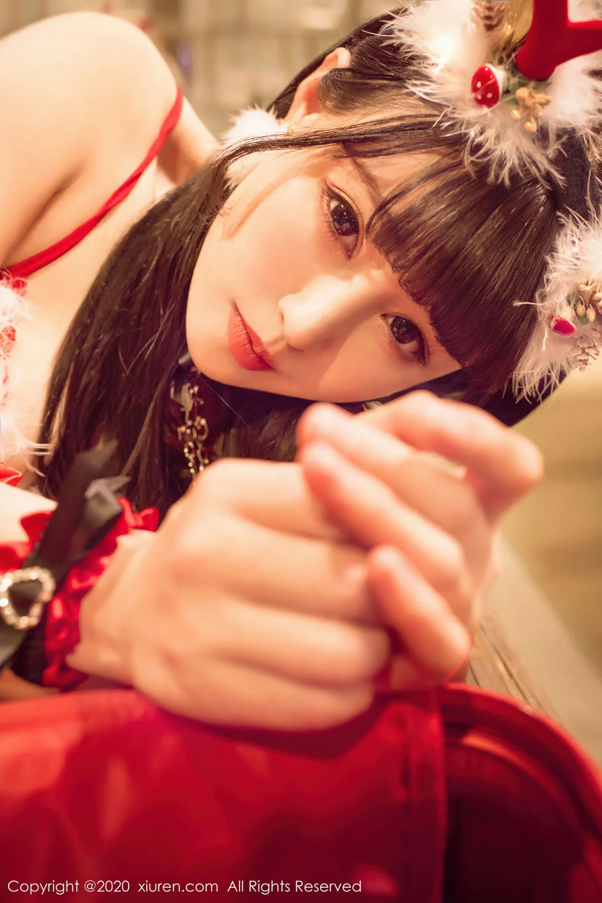 XiuRen 秀人 No.2940  朱可儿 童颜巨乳圣诞捆绑 - 3