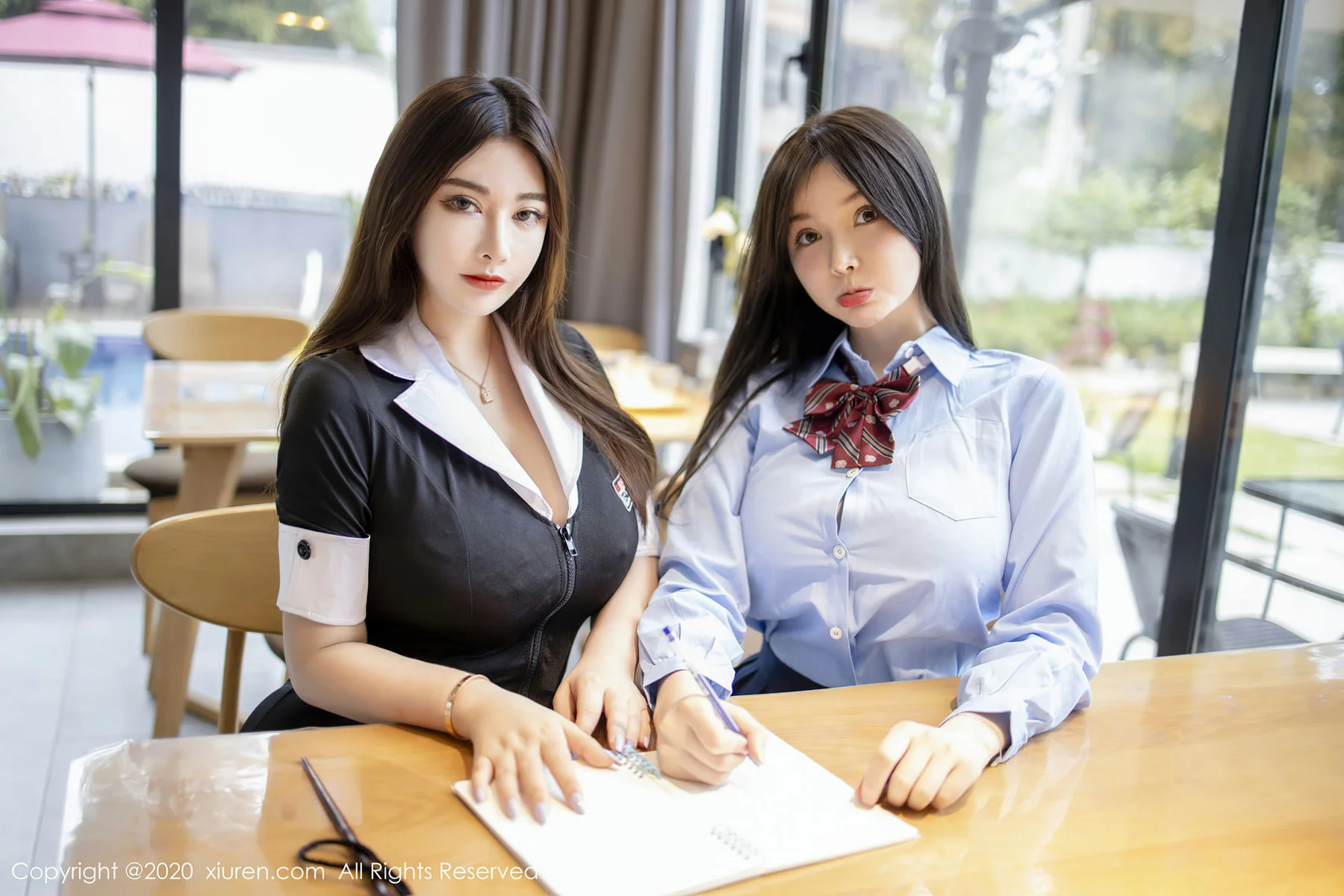 XiuRen 秀人 No.2942  糯美子和软软子 师生情主题系列 - 3