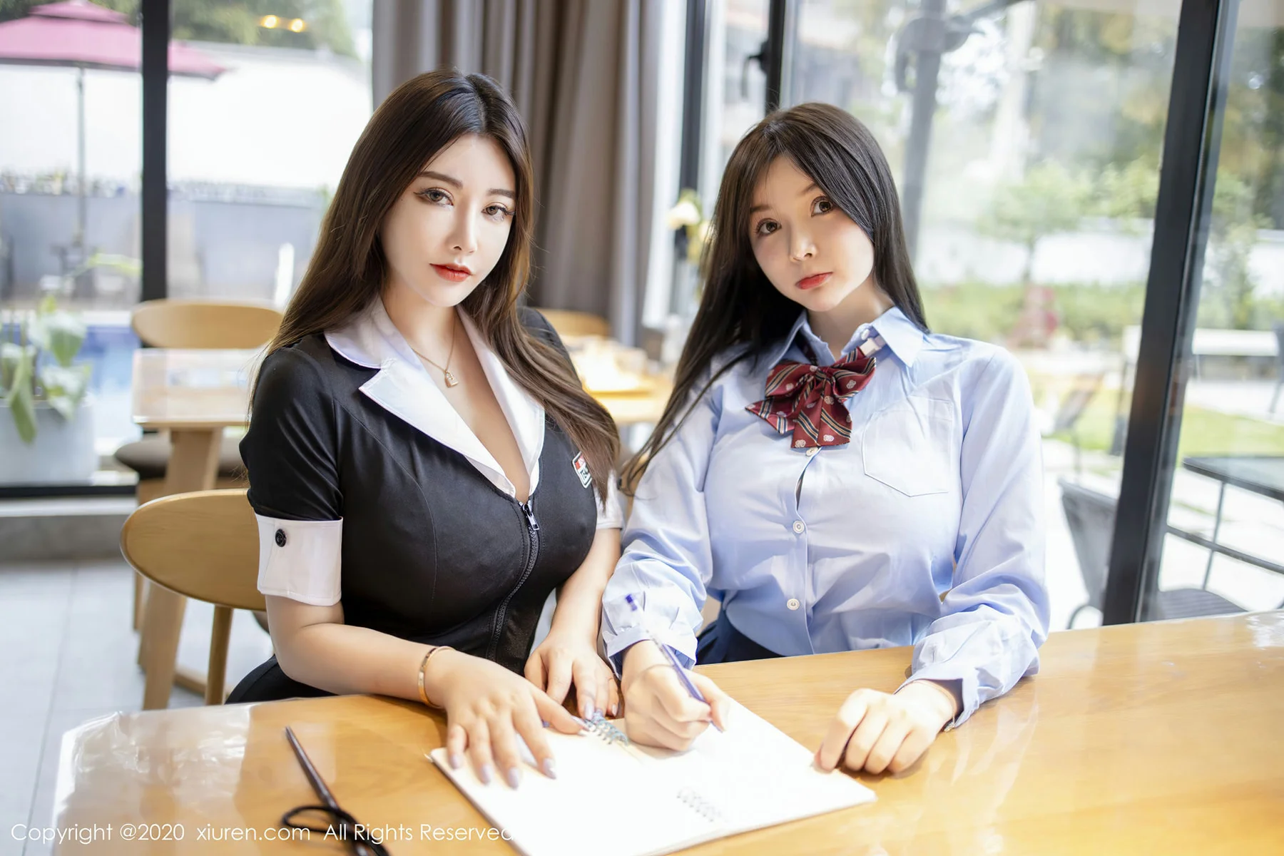 XiuRen 秀人 No.2942  糯美子和软软子 师生情主题系列 - 4