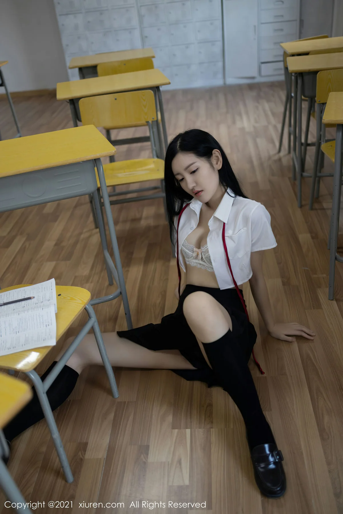 XiuRen 秀人 No.2970  真实教室场景jk制服 沈梦瑶 - 2