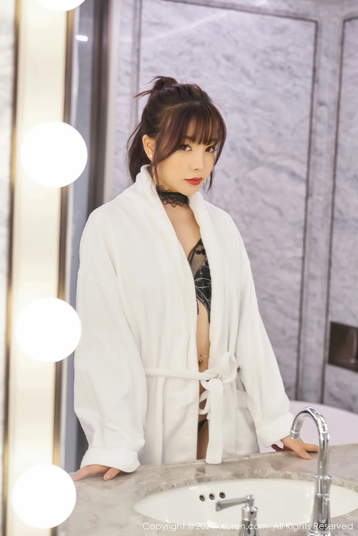 XiuRen 秀人 No.3016  芝芝 镂空性感c裤 - 5