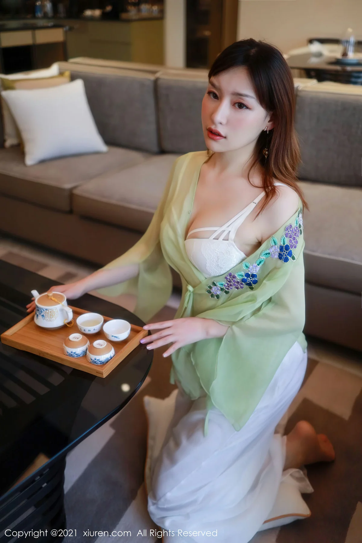 XiuRen 秀人 No.3029  茶艺玉足主题写真 小萱nacay - 7