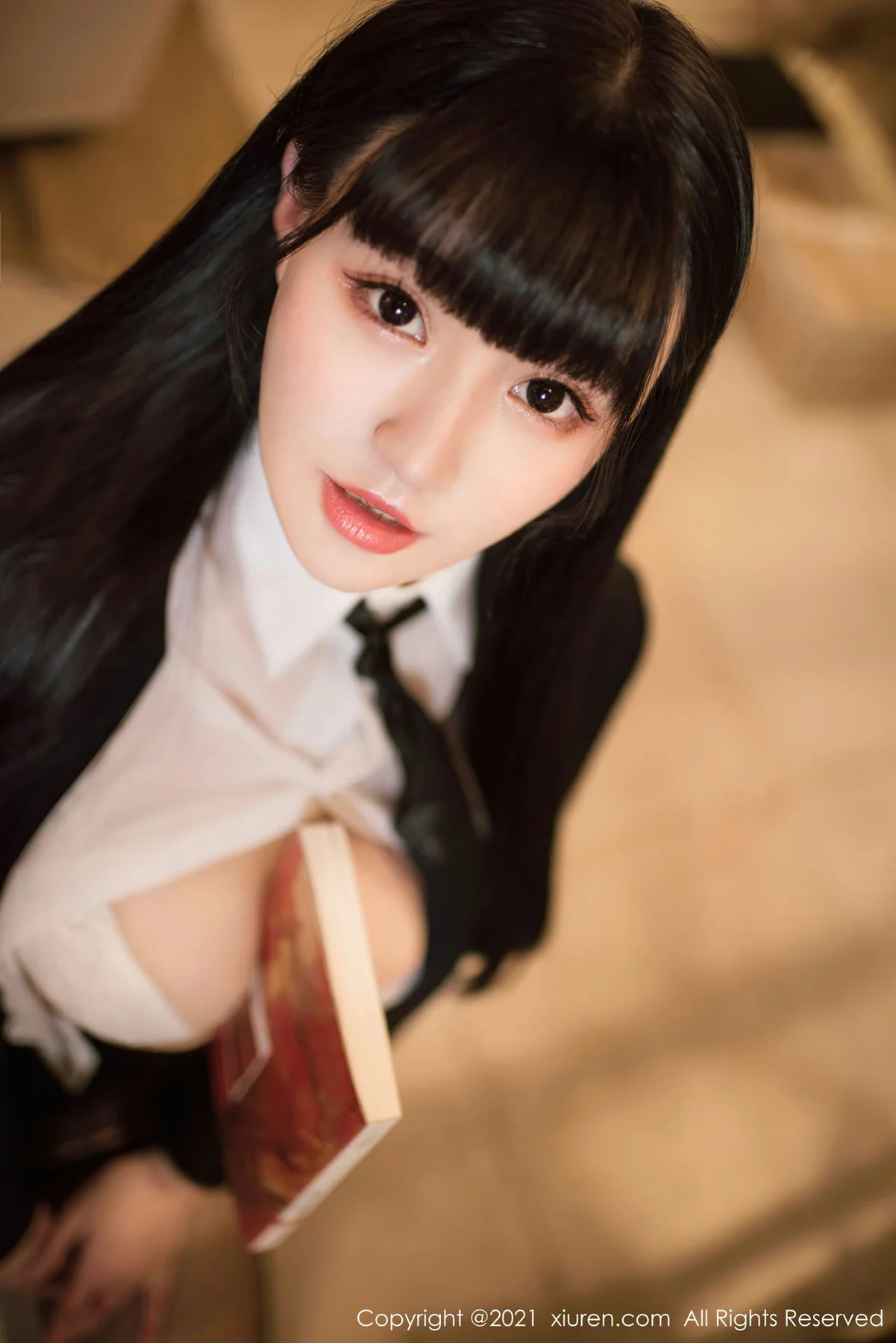 XiuRen 秀人 No.3038  图书馆女神 朱可儿 - 8