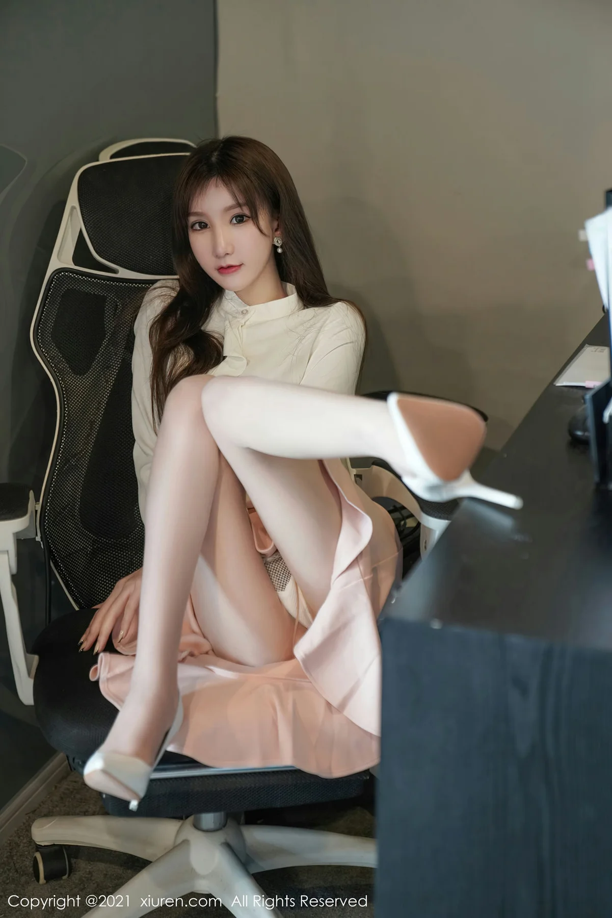 XiuRen 秀人 No.3046  办公室前台主题系列 周于希sandy - 6
